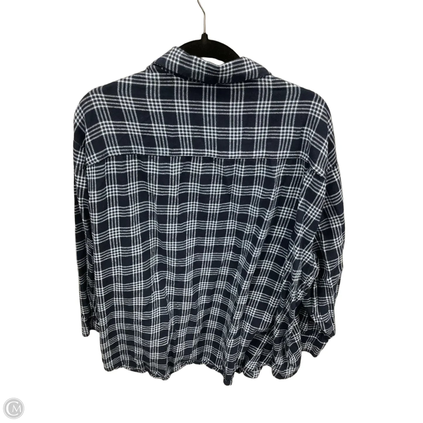 Top Long Sleeve By Old Navy In Navy, Size: 2x