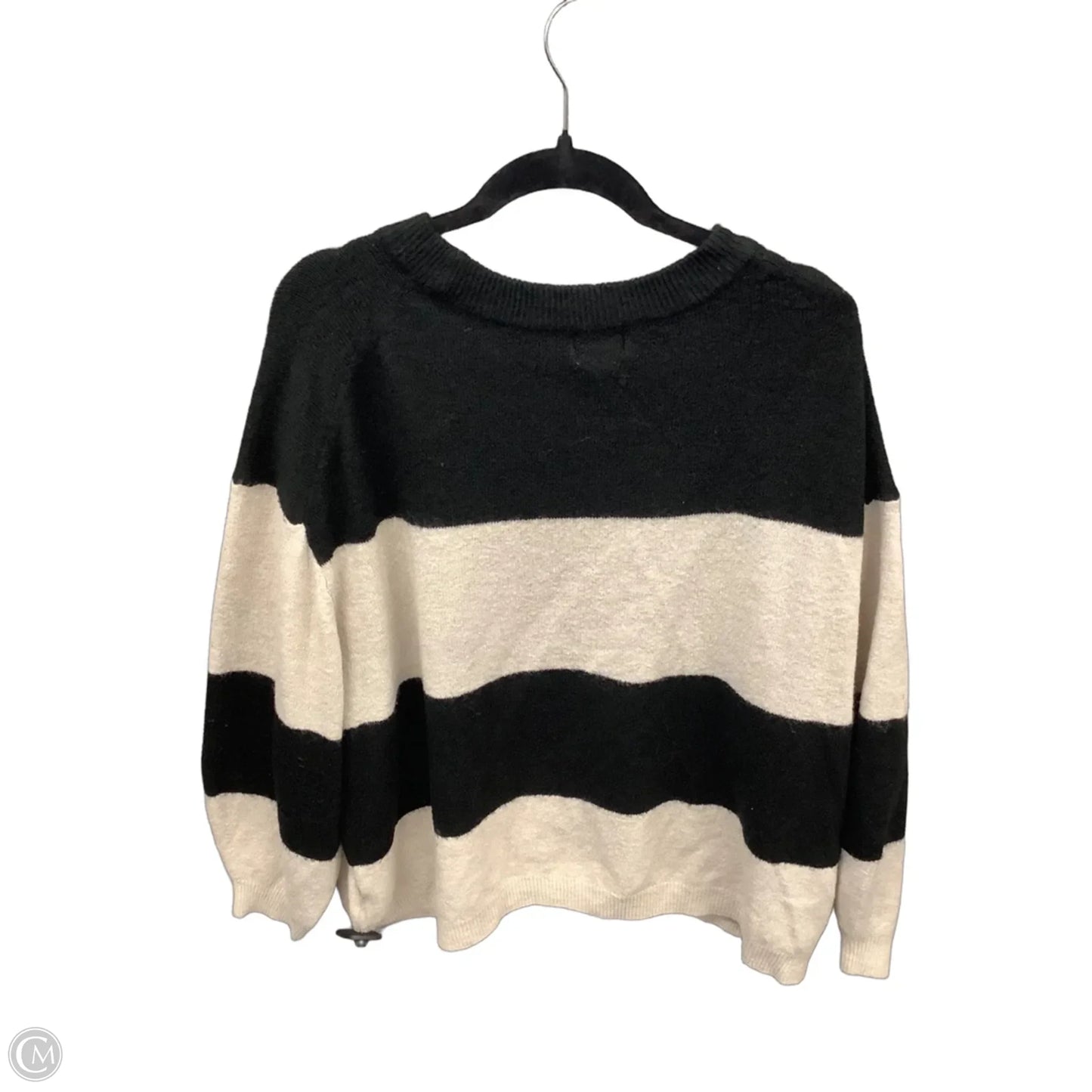Sweater By H&m In Striped Pattern, Size: 3x