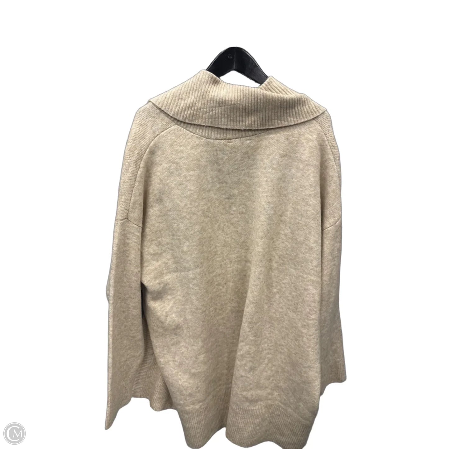 Cardigan By Time And Tru In Tan, Size: Xxl