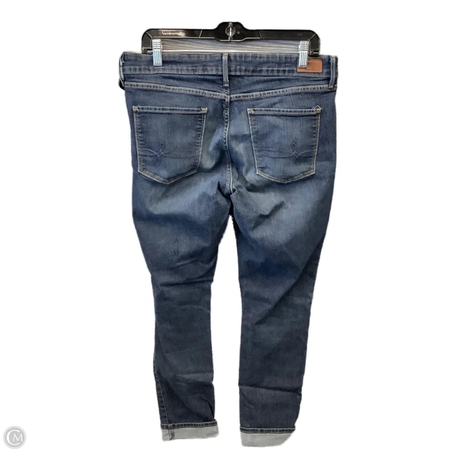 Jeans Skinny By Levis In Blue Denim, Size: 12