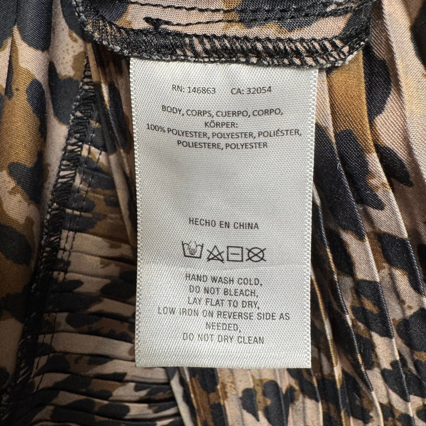 Asymmetrical Ruffled Wrap Skirt Accordian Pleated By Mare Mare X Anthropologie In Leopard Print, Size: M