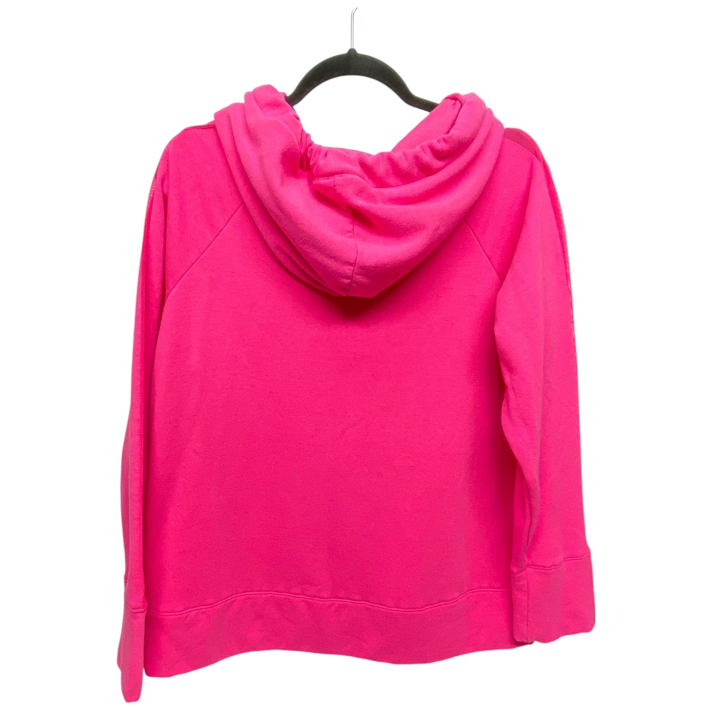 Sweatshirt Hoodie By Danskin In Pink, Size: L