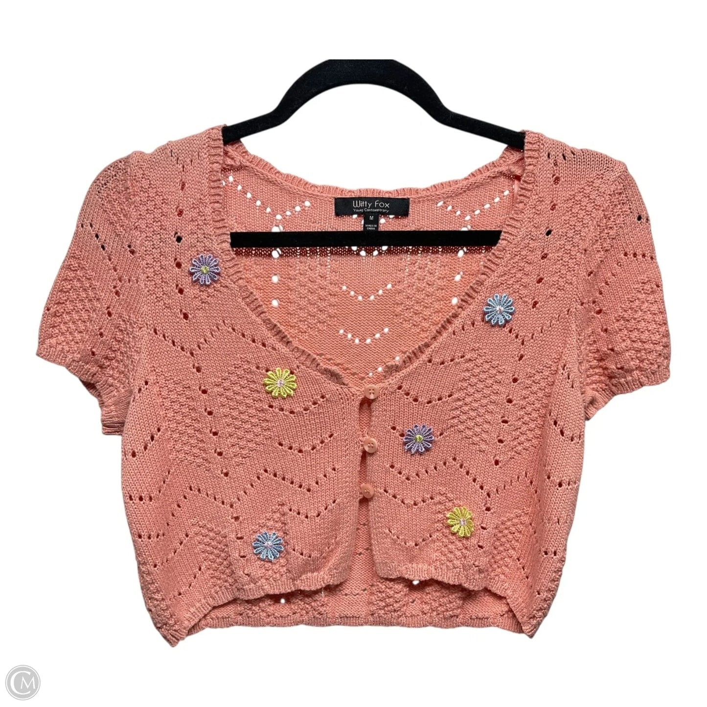 Bolero By WITTY FOX In Peach, Size: M
