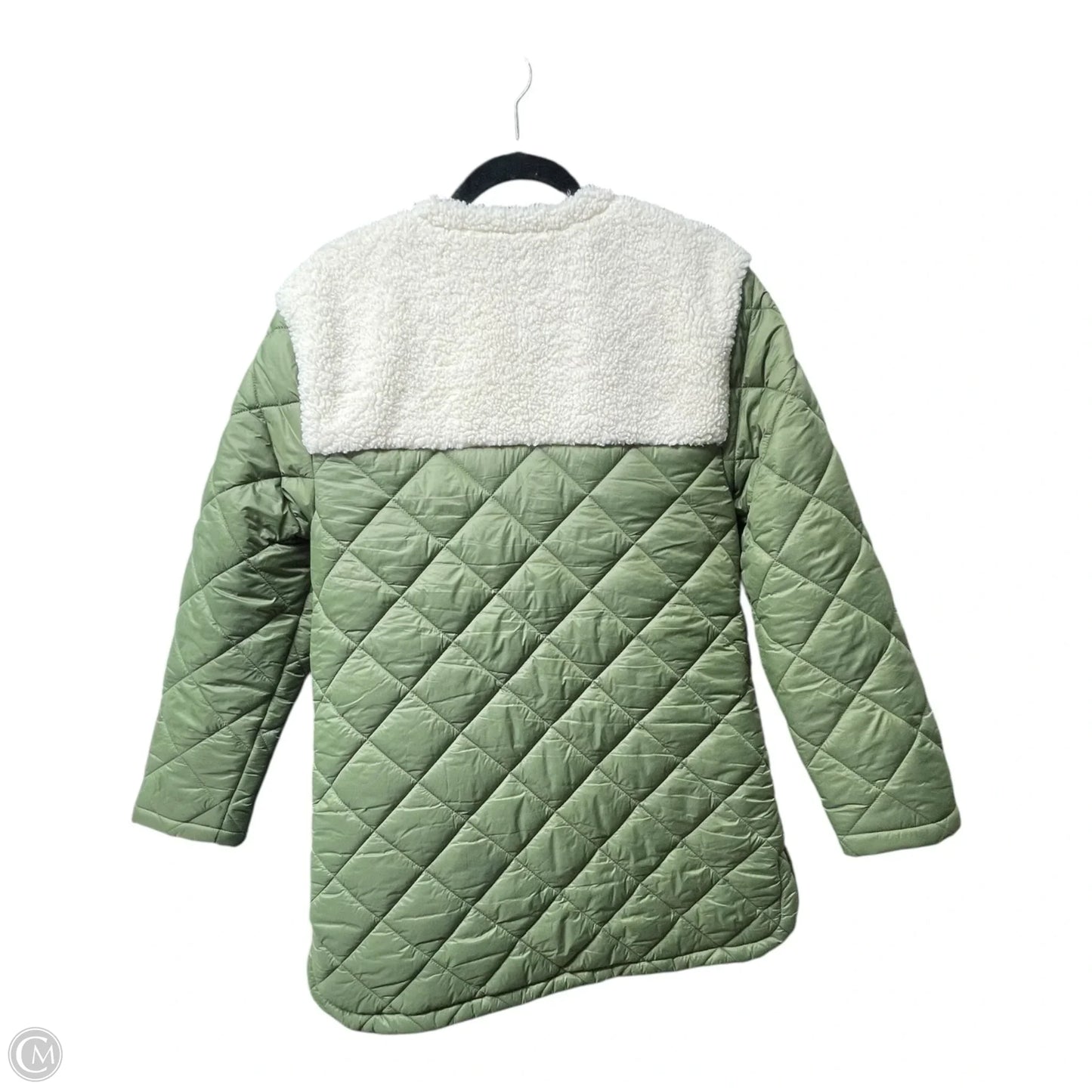 Coat Puffer & Quilted By CENTRAL PARK WEST In Green, Size: M