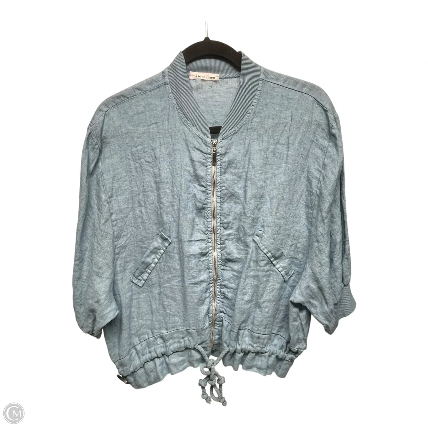 Jacket Other By I LOVE LINEN In Blue, Size: M