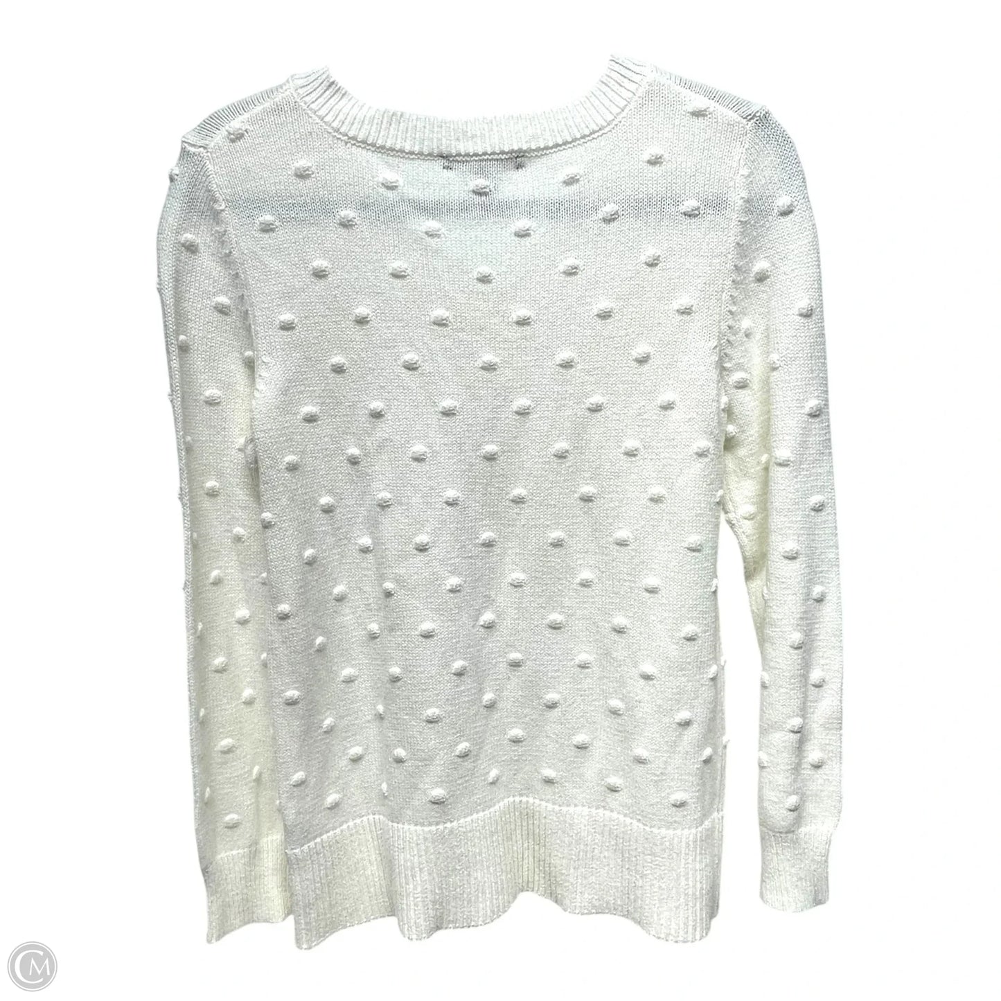 Sweater By Cable And Gauge In White, Size: S