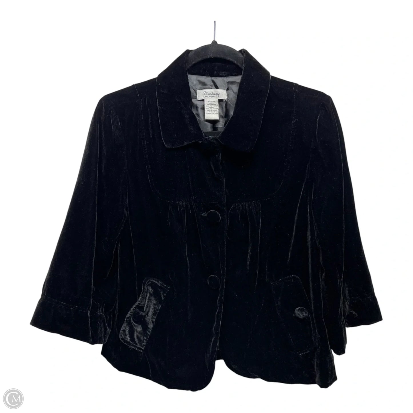 Bolero By CAMBRIDGE DRY GOODS In Black, Size: M