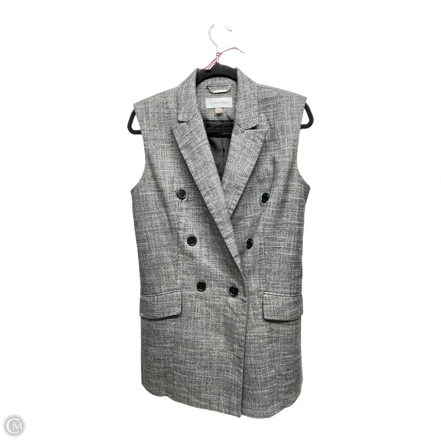 Vest Other By Calvin Klein In Grey, Size: 6