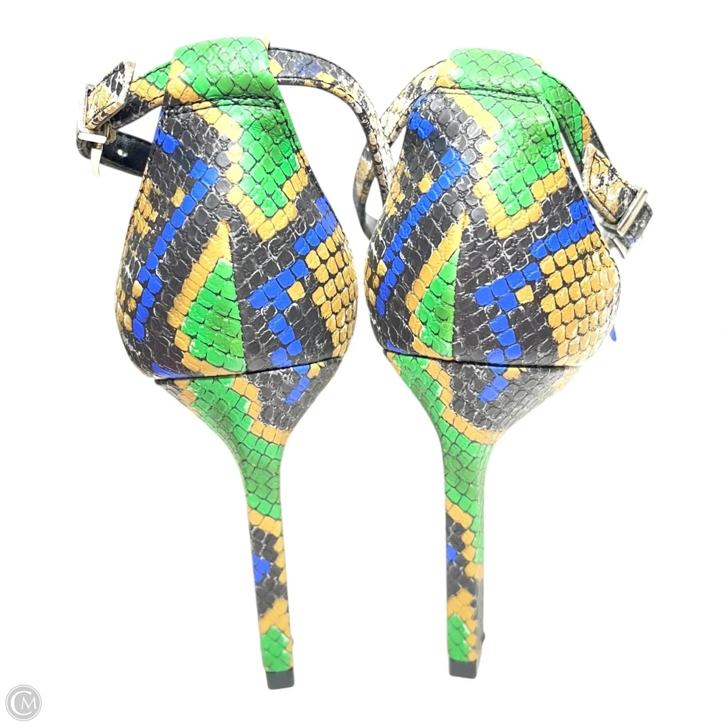 Sandals Heels Stiletto By Mix No 6 In Multi-colored, Size: 6