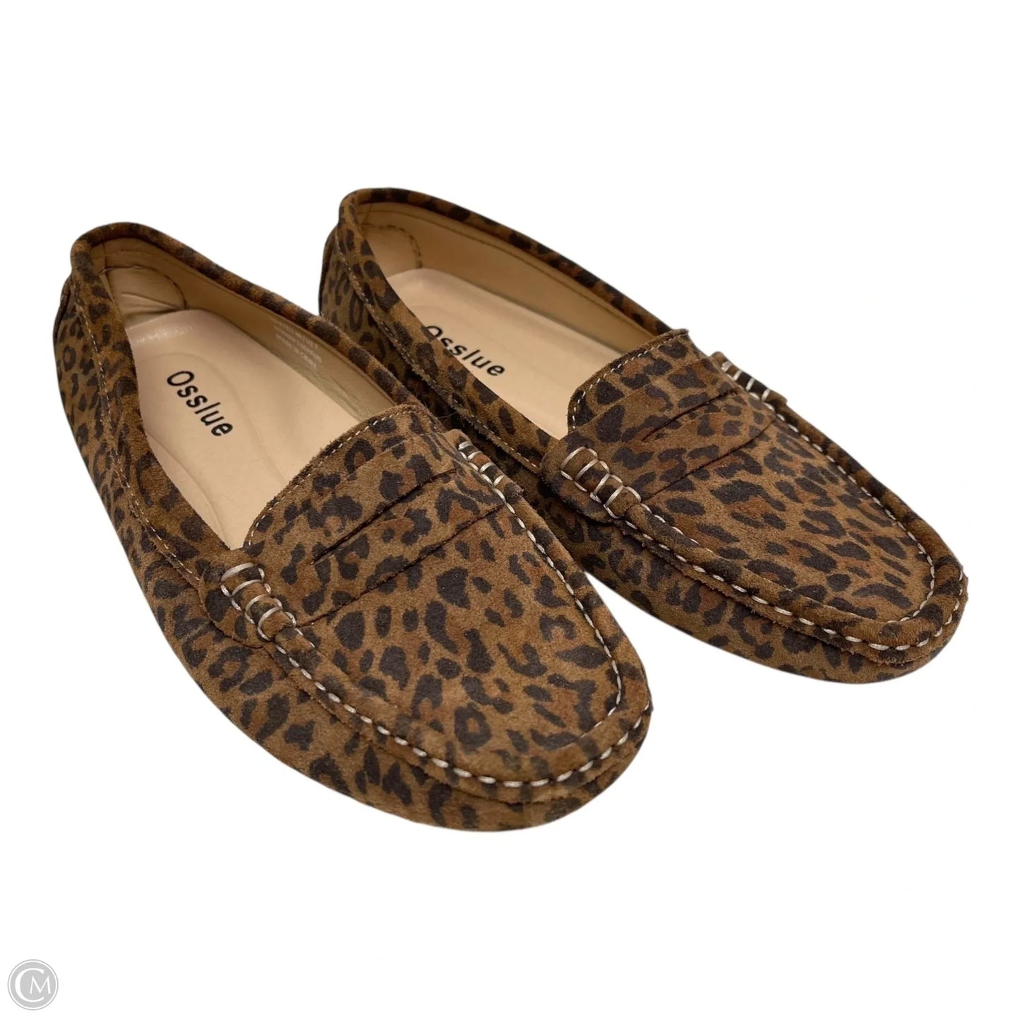 Shoes Flats By Clothes Mentor In Animal Print, Size: 9