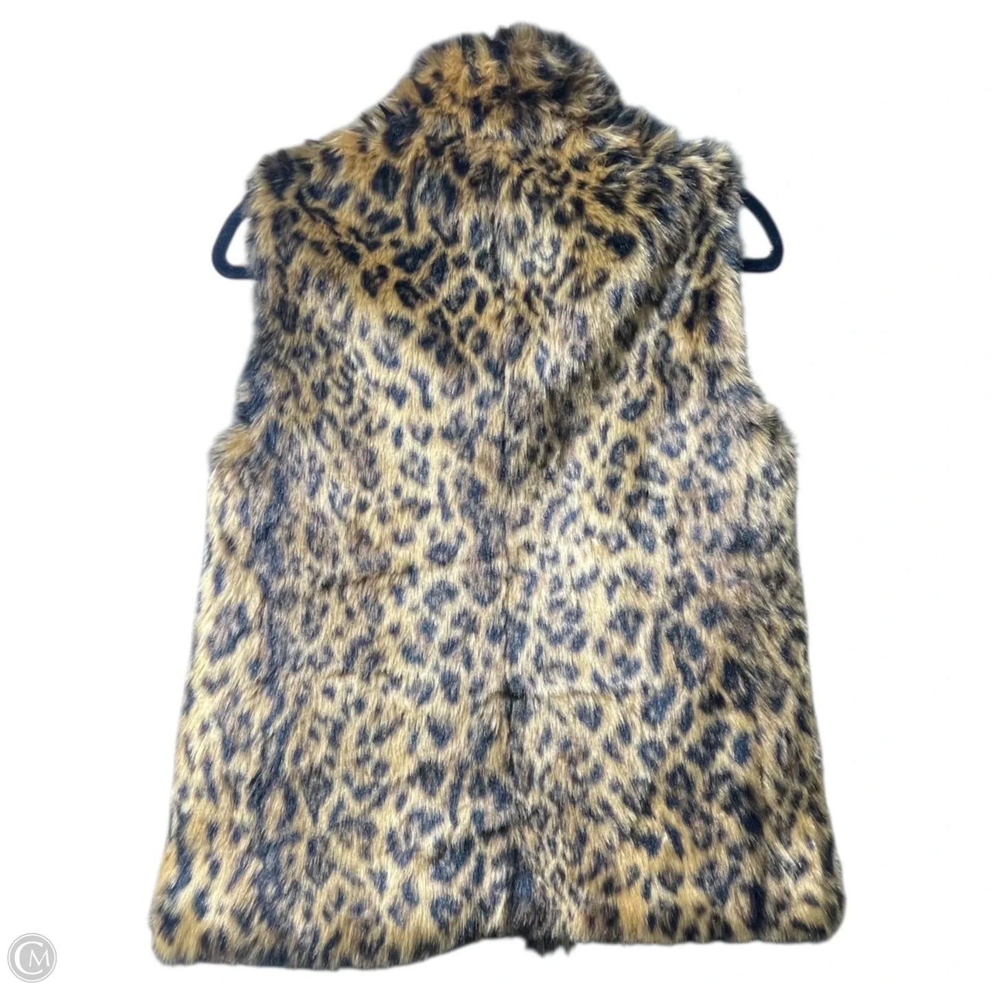 Vest Faux Fur & Sherpa By J. Crew In Animal Print, Size: Xs
