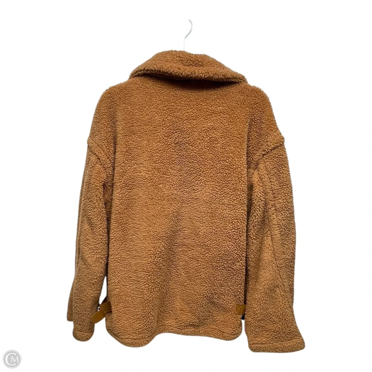 Jacket Faux Fur & Sherpa By Prettygarden In Brown, Size: Xl