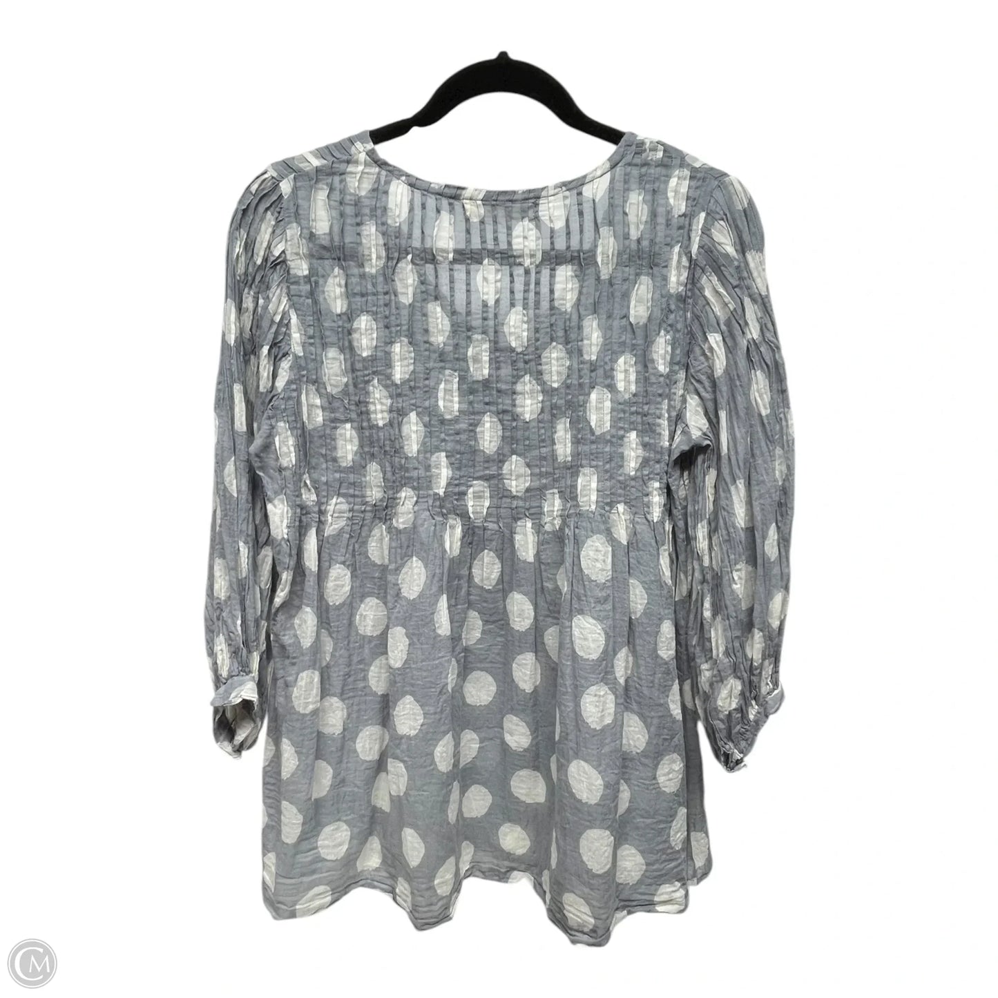 Top 3/4 Sleeve By DOLMA In Polkadot Pattern, Size: S