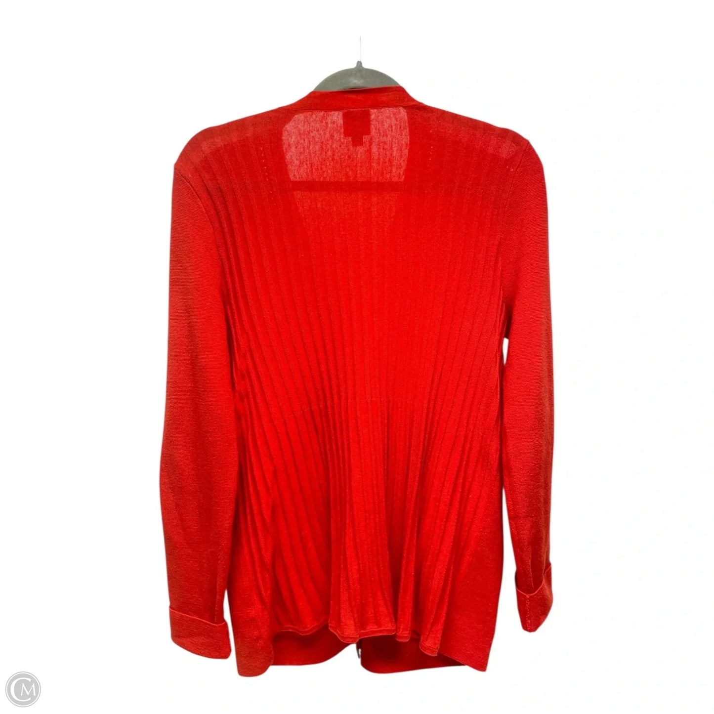 Sweater Cardigan By Cabi In Red, Size: M
