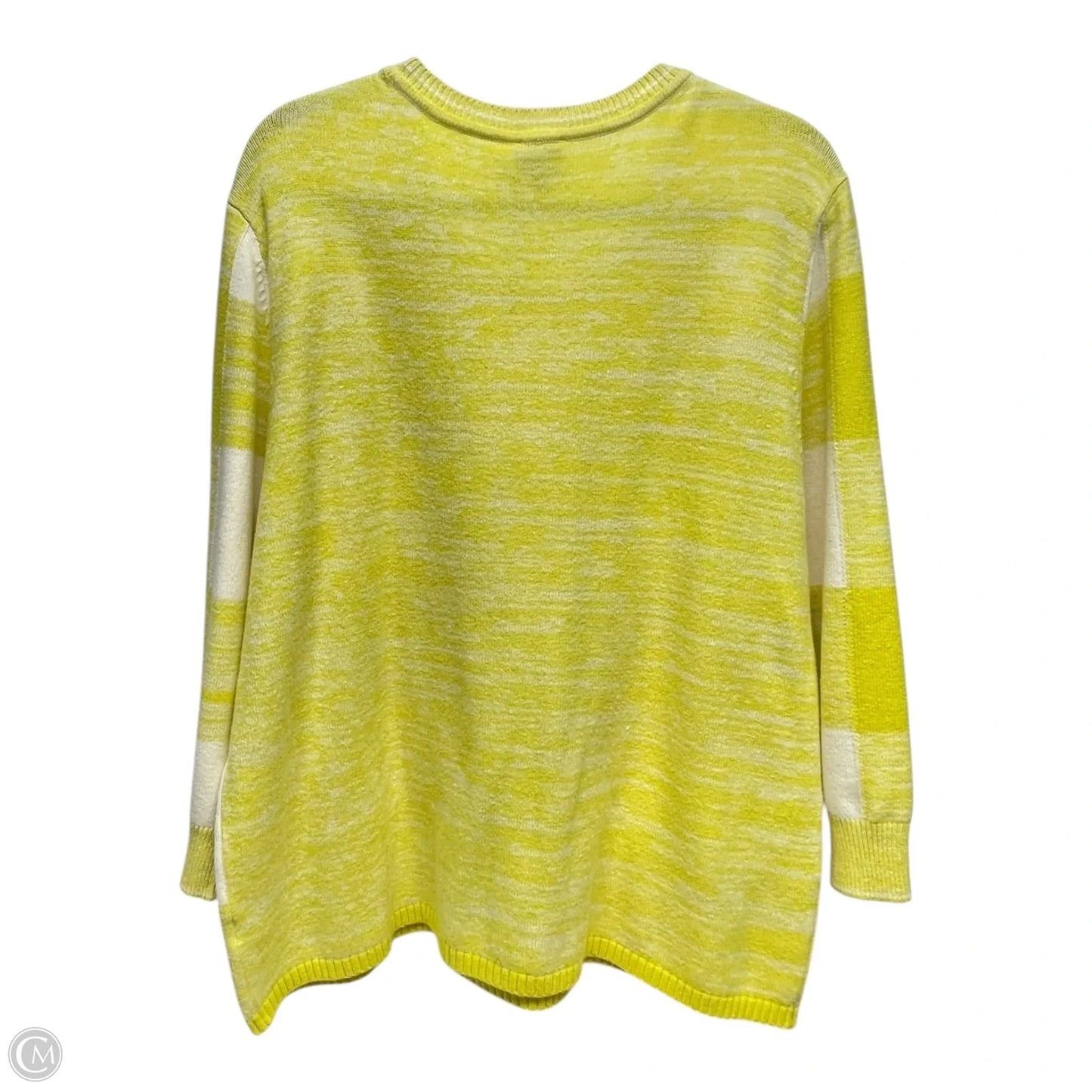 Sweater By Cabi In Yellow, Size: L