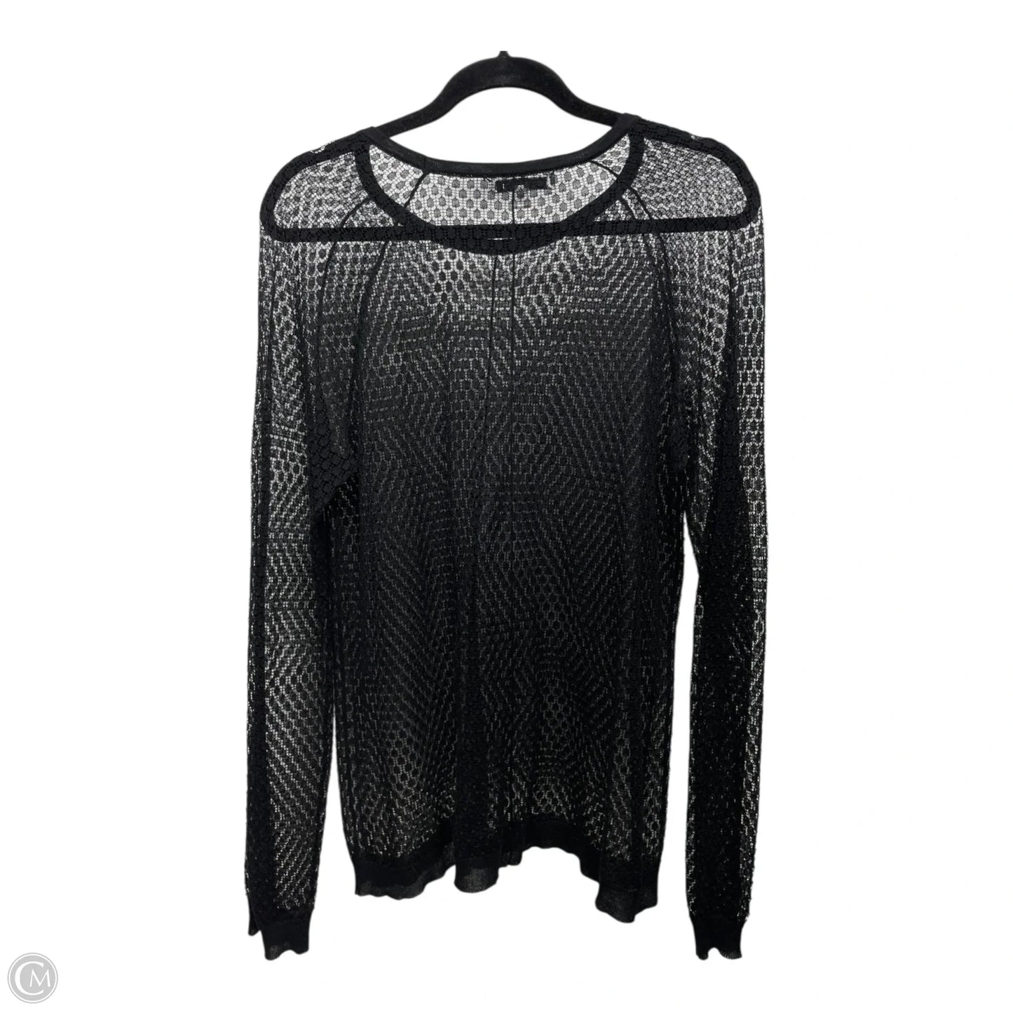 Top Long Sleeve By Cabi In Black, Size: Xl