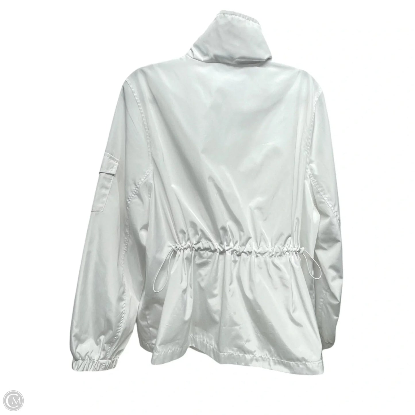Jacket Windbreaker By Cabi In White, Size: Xl