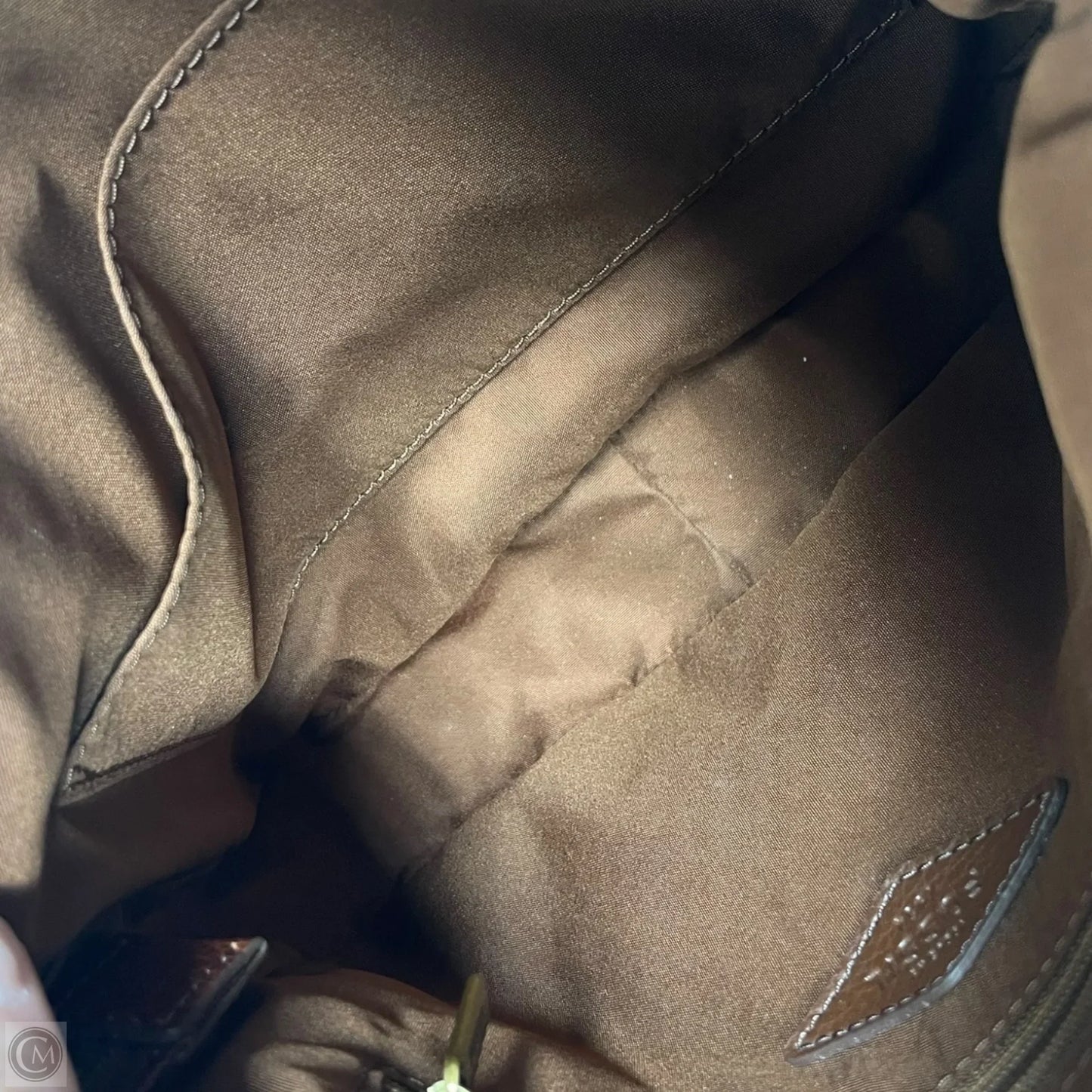 Crossbody Leather By Fossil, Size: Medium