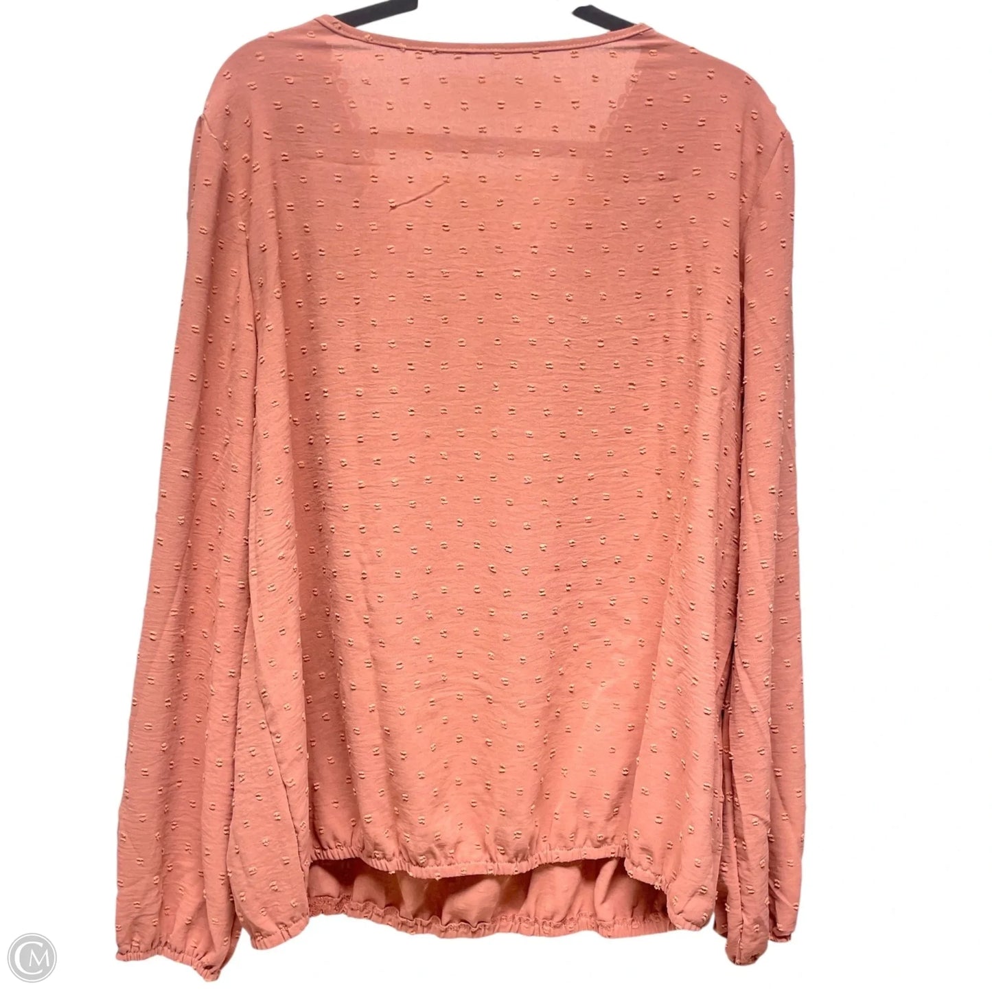 Top Long Sleeve By Clothes Mentor In Mauve, Size: Xxl