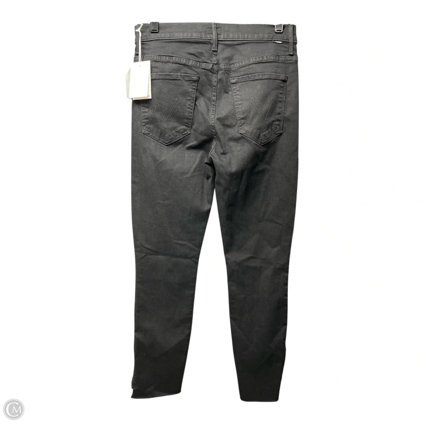Jeans Boot Cut By Mother In Black Denim, Size: 8