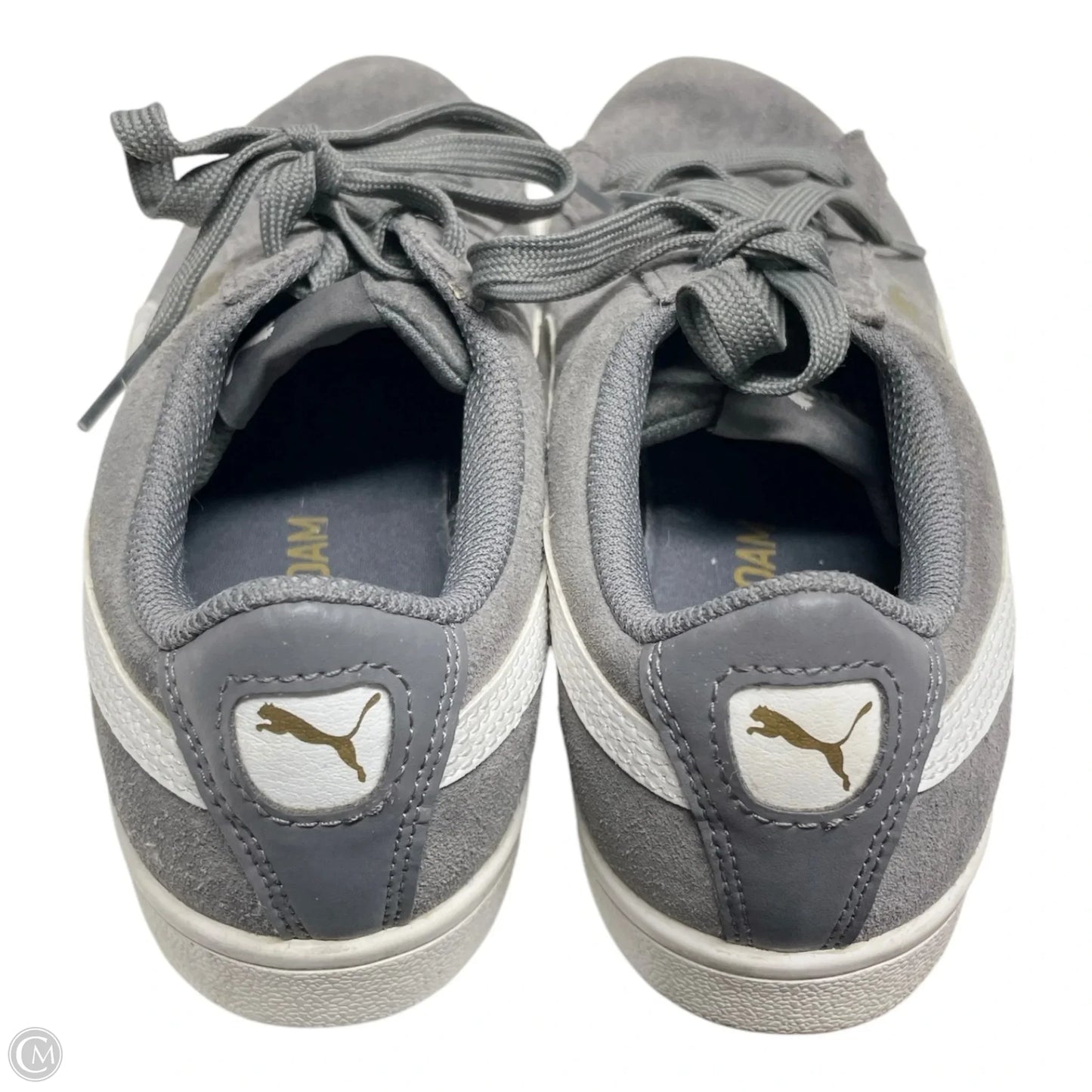 Shoes Sneakers By Puma In Grey, Size: 6.5