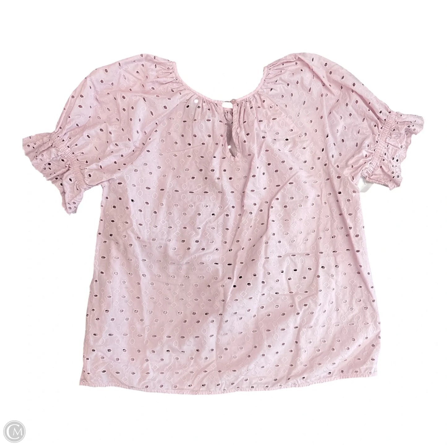 Top Short Sleeve By Universal Thread In Pink, Size: S