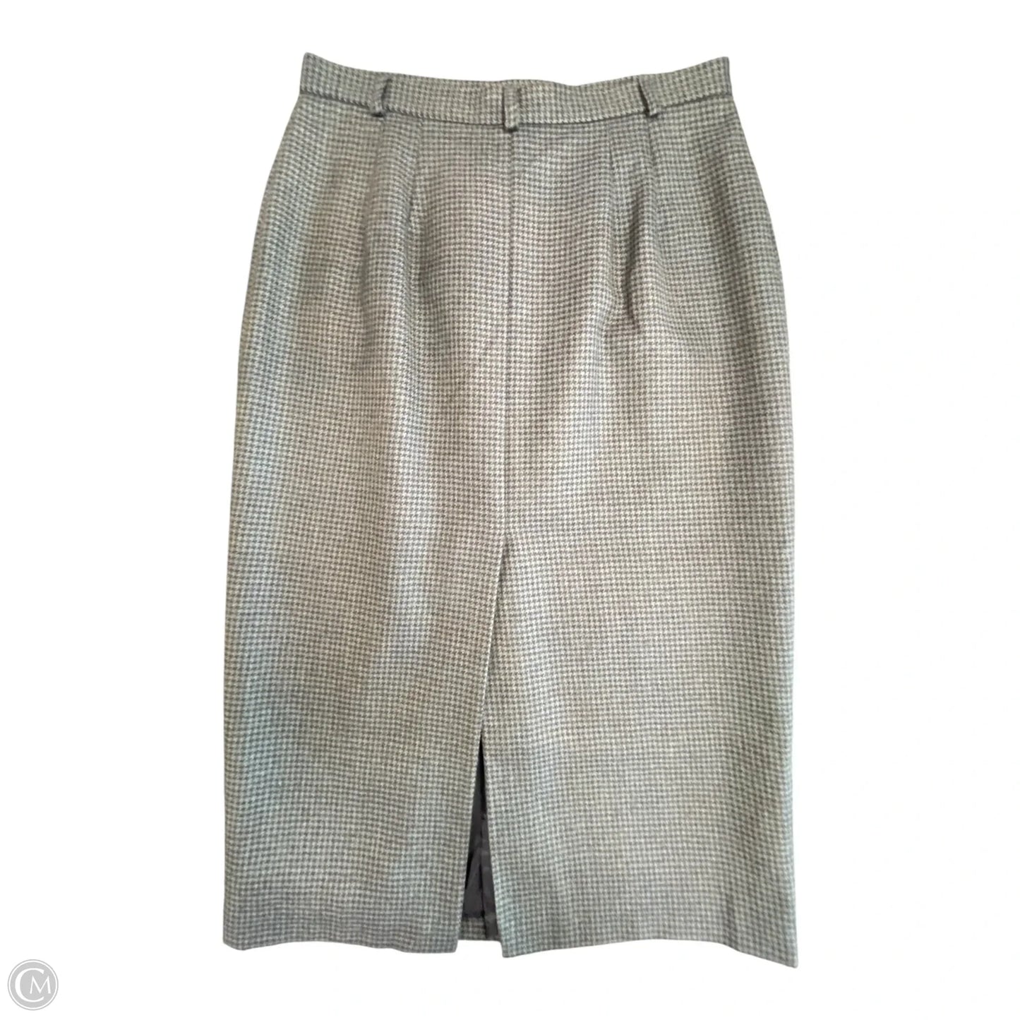 Skirt Midi By Talbots In Black & Grey, Size: 14