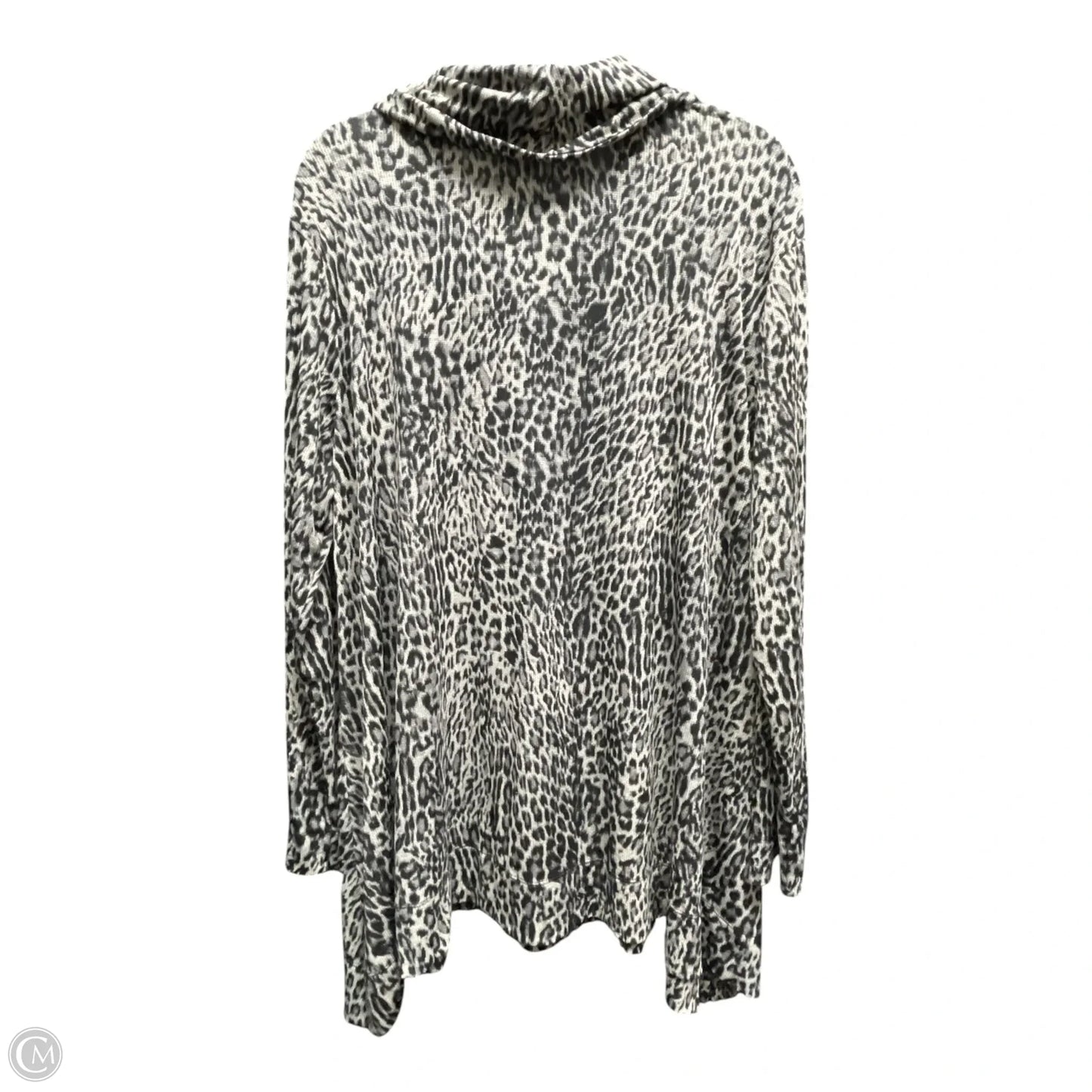 Top Long Sleeve By Chicos In Animal Print, Size: Xl