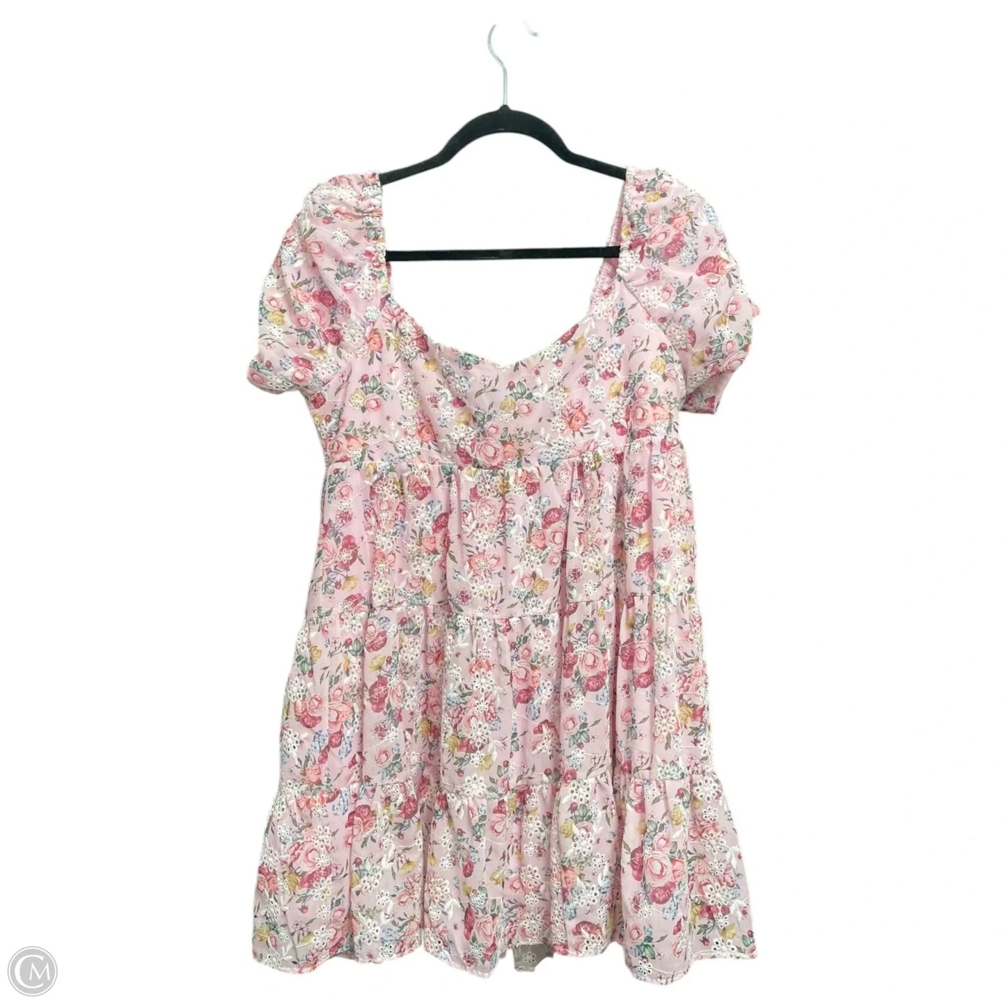 Dress Casual Short By Blue Rain In Floral Print, Size: M