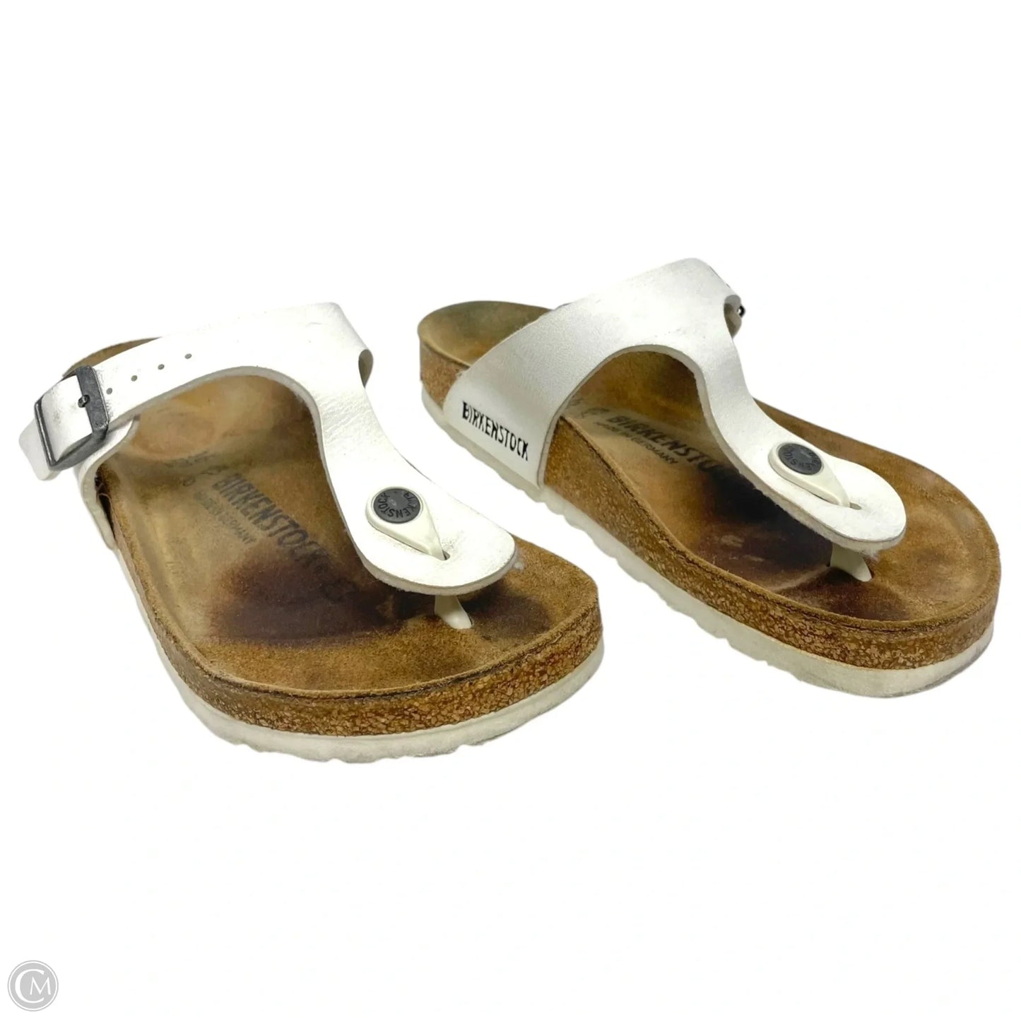 Sandals Flats By Birkenstock In Pink, Size: 6.5