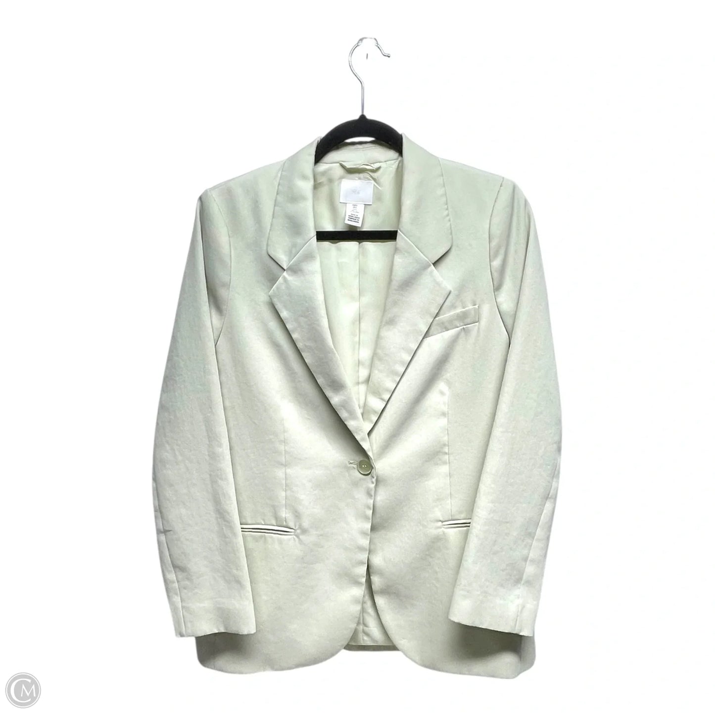 Blazer By H&m In light Mint Green, Size: S