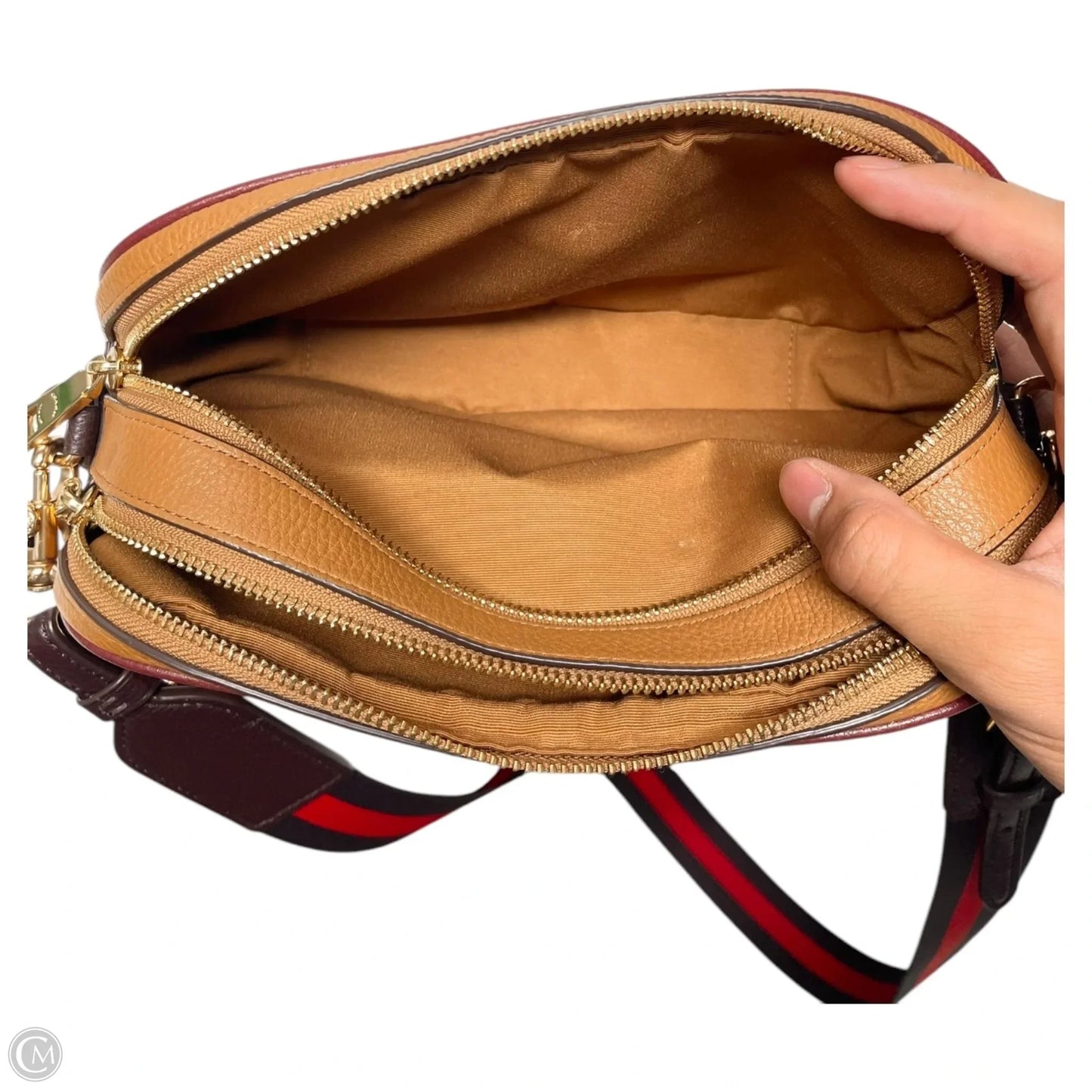 Crossbody Designer By Coach, Size: Large