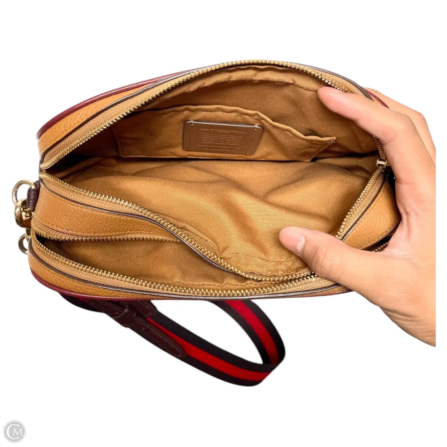 Crossbody Designer By Coach, Size: Large