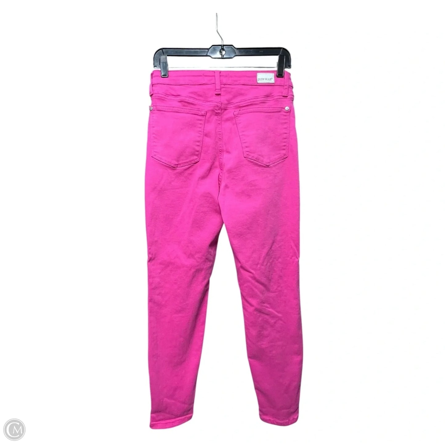 Jeans Wide Leg By Judy Blue In Pink Denim, Size: 4