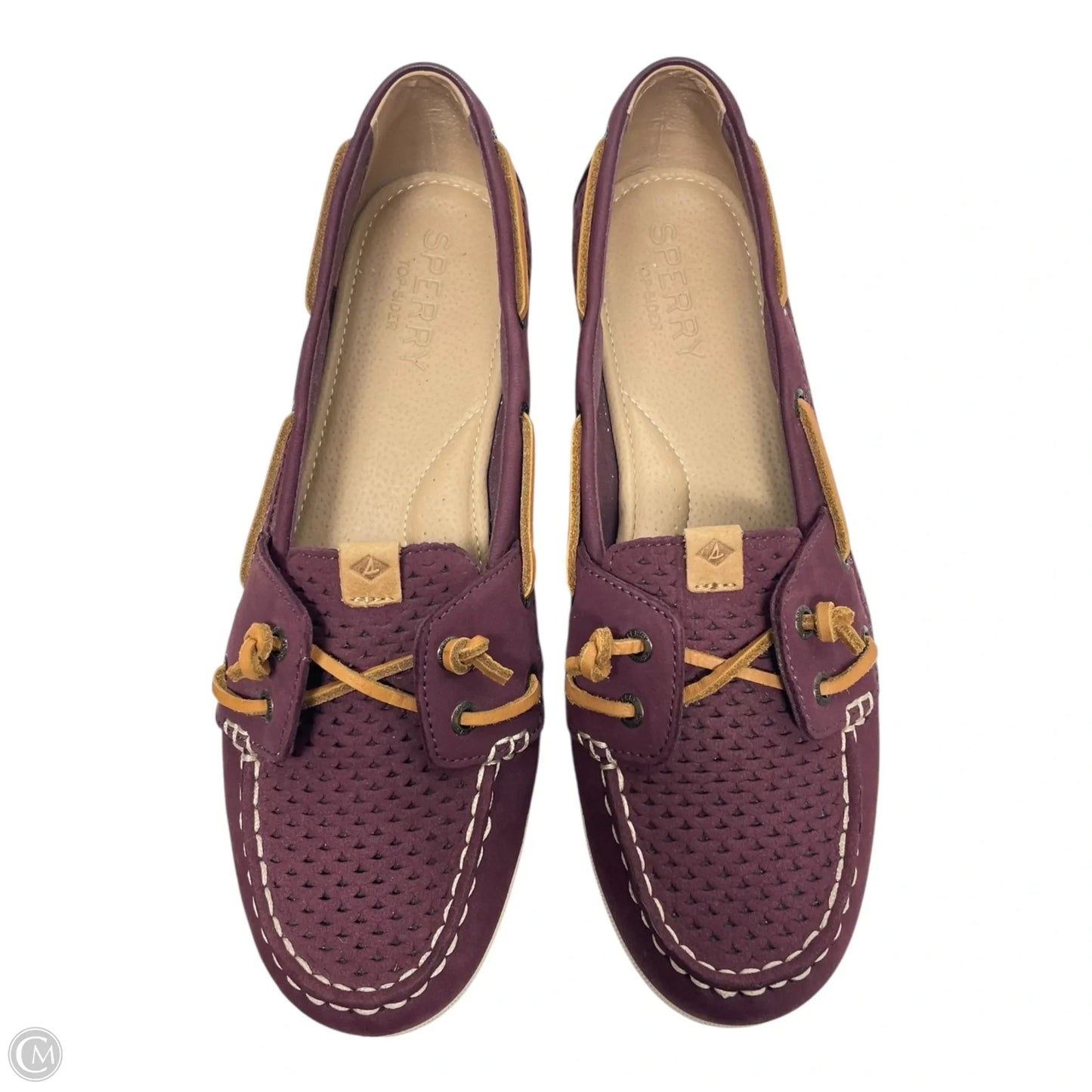 Shoes Flats By Sperry In Maroon, Size: 8.5