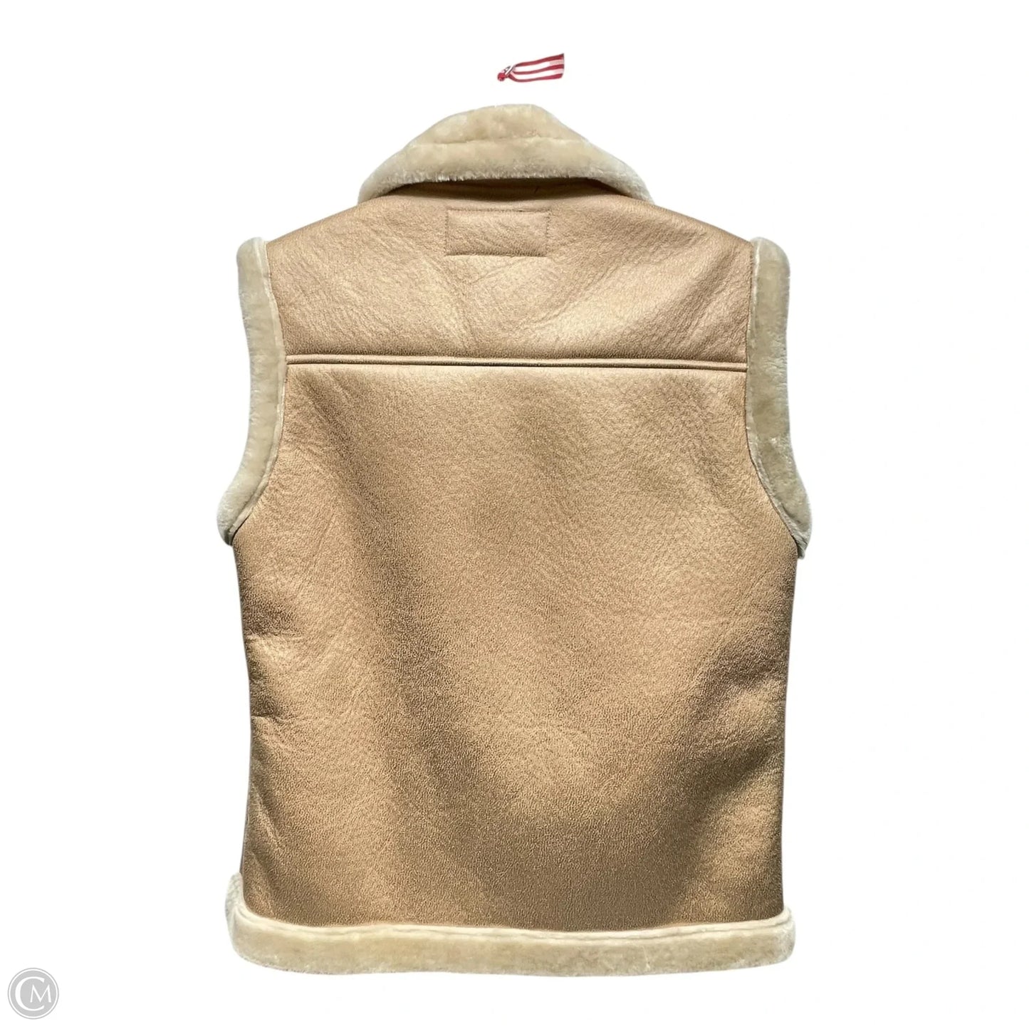 Vest Faux Fur & Sherpa By French Connection In Cream, Size: Xs
