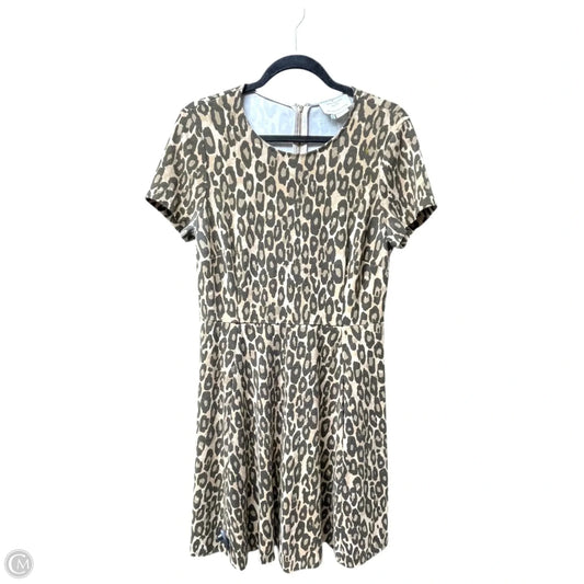 Dress Designer By Kate Spade In Animal Print, Size: 14
