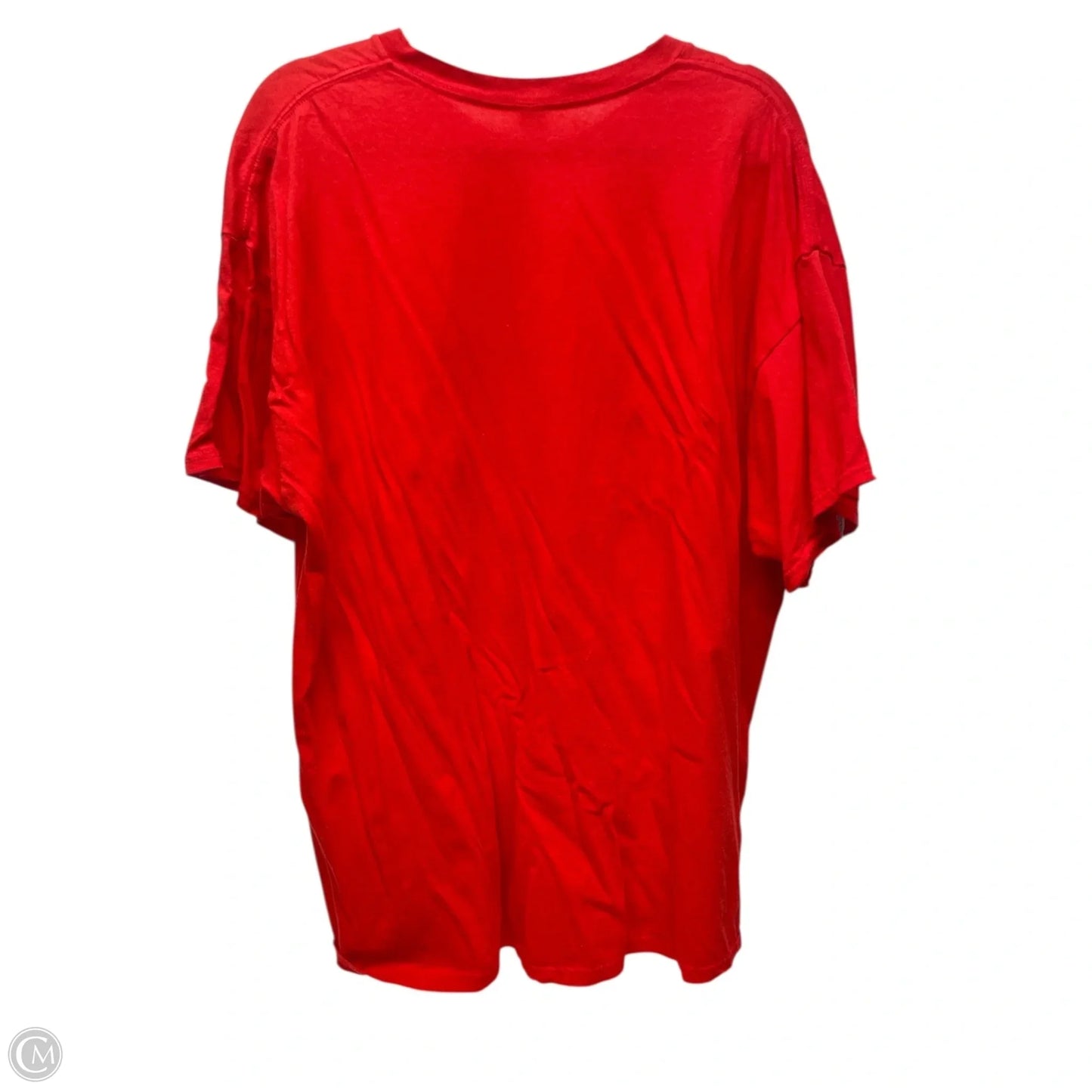 Top Short Sleeve Basic By Gildan In Green & Red, Size: 2x