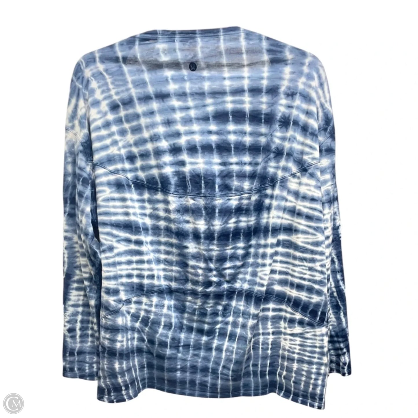 Athletic Top Long Sleeve Crewneck By Lululemon In Blue, Size: L