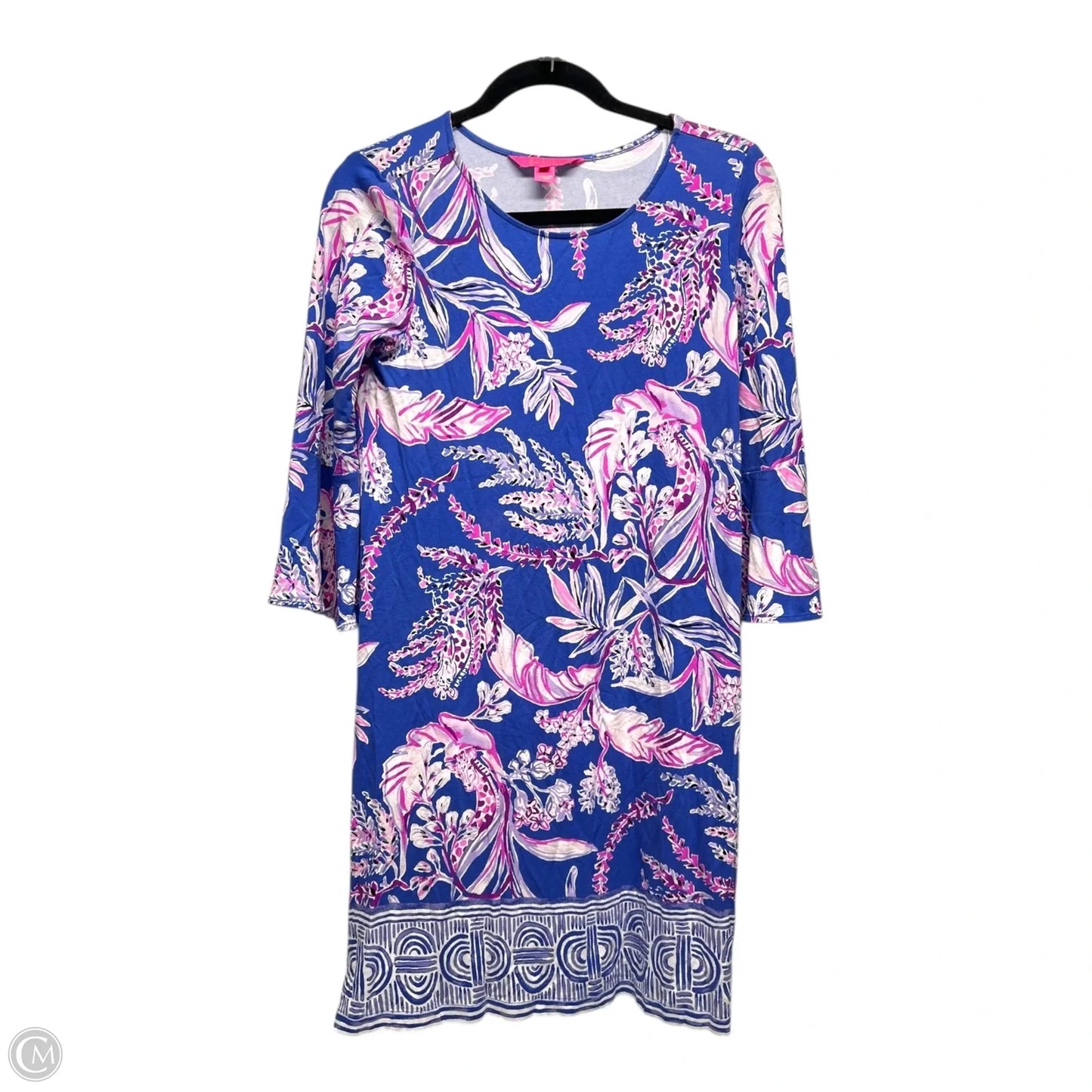 Dress Designer By Lilly Pulitzer In Blue & Purple, Size: S