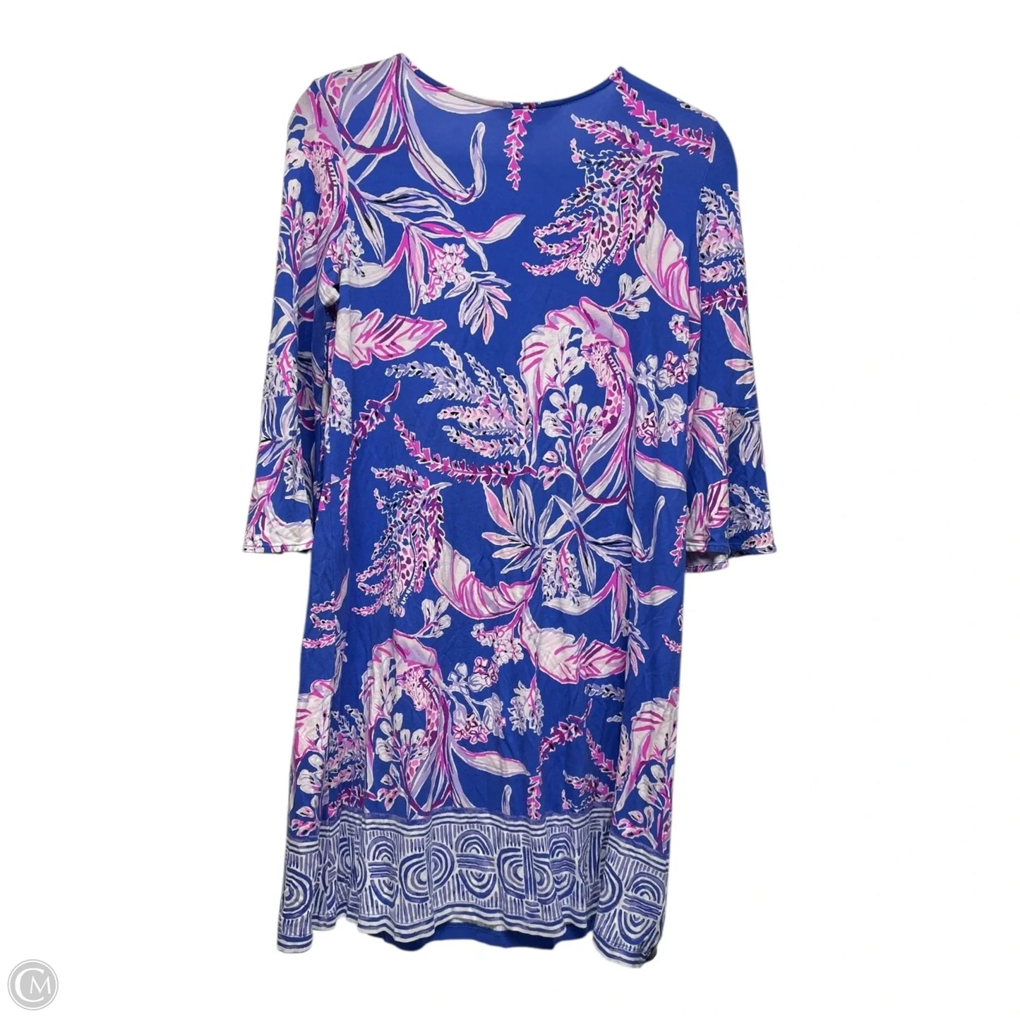 Dress Designer By Lilly Pulitzer In Blue & Purple, Size: S