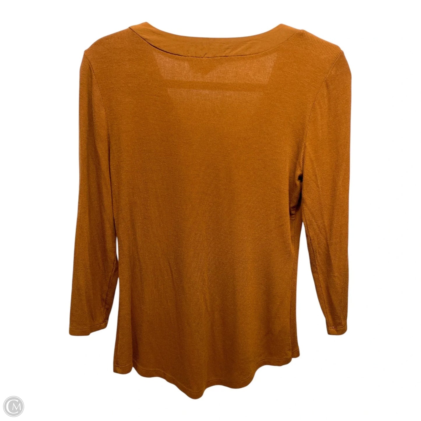 Top 3/4 Sleeve By Anthropologie In Brown, Size: S