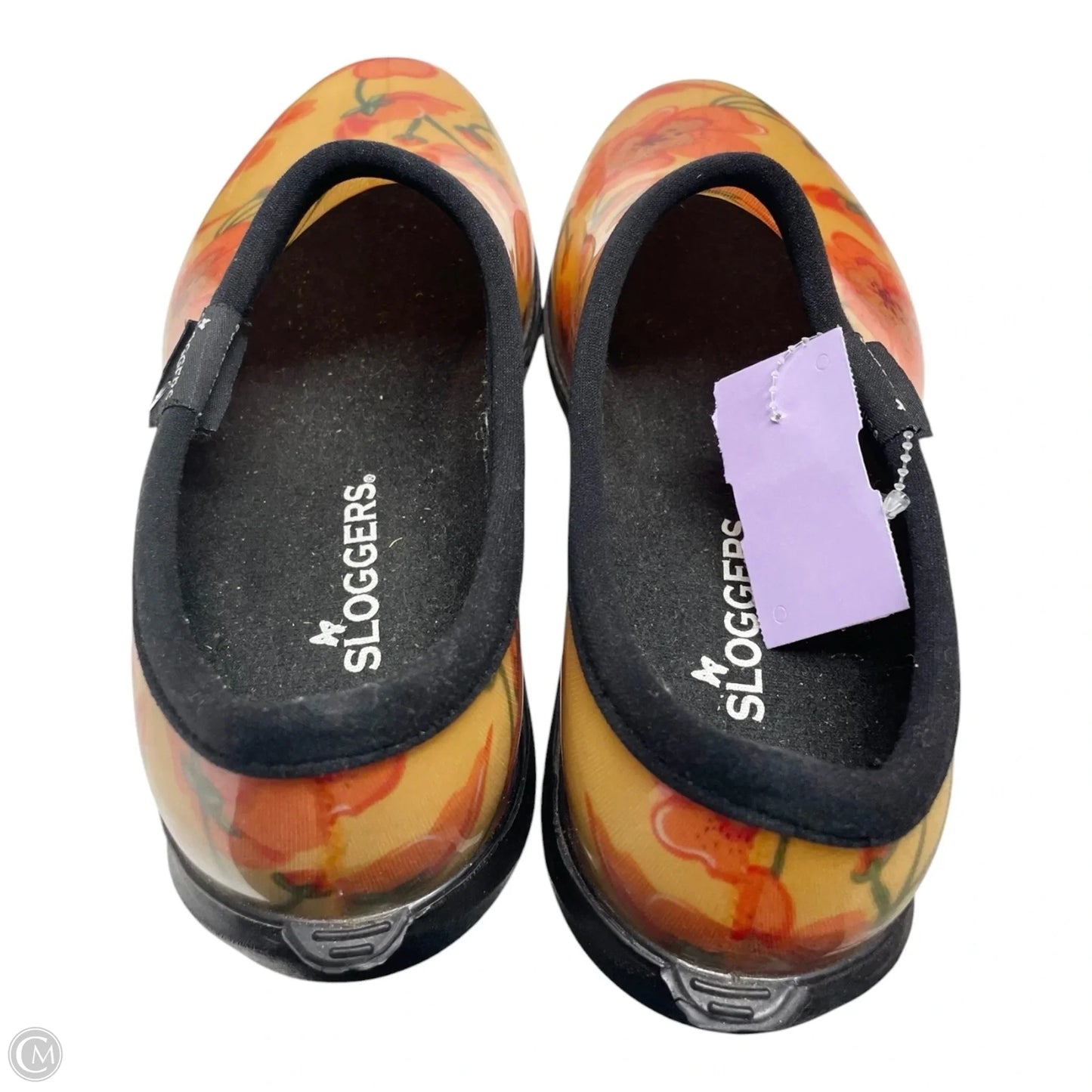 Shoes Flats By Clothes Mentor In Orange & Yellow, Size: 10