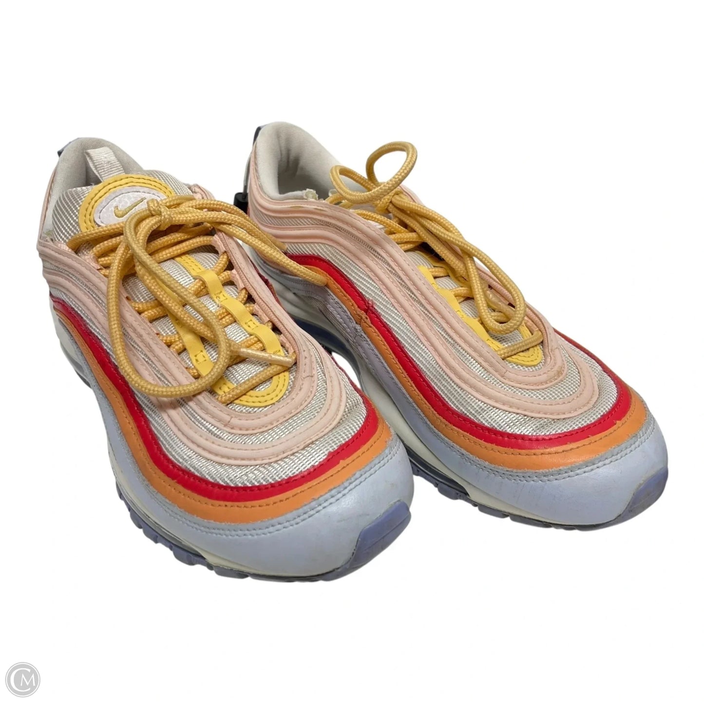 Shoes Athletic By Nike In Orange & Yellow, Size: 8.5