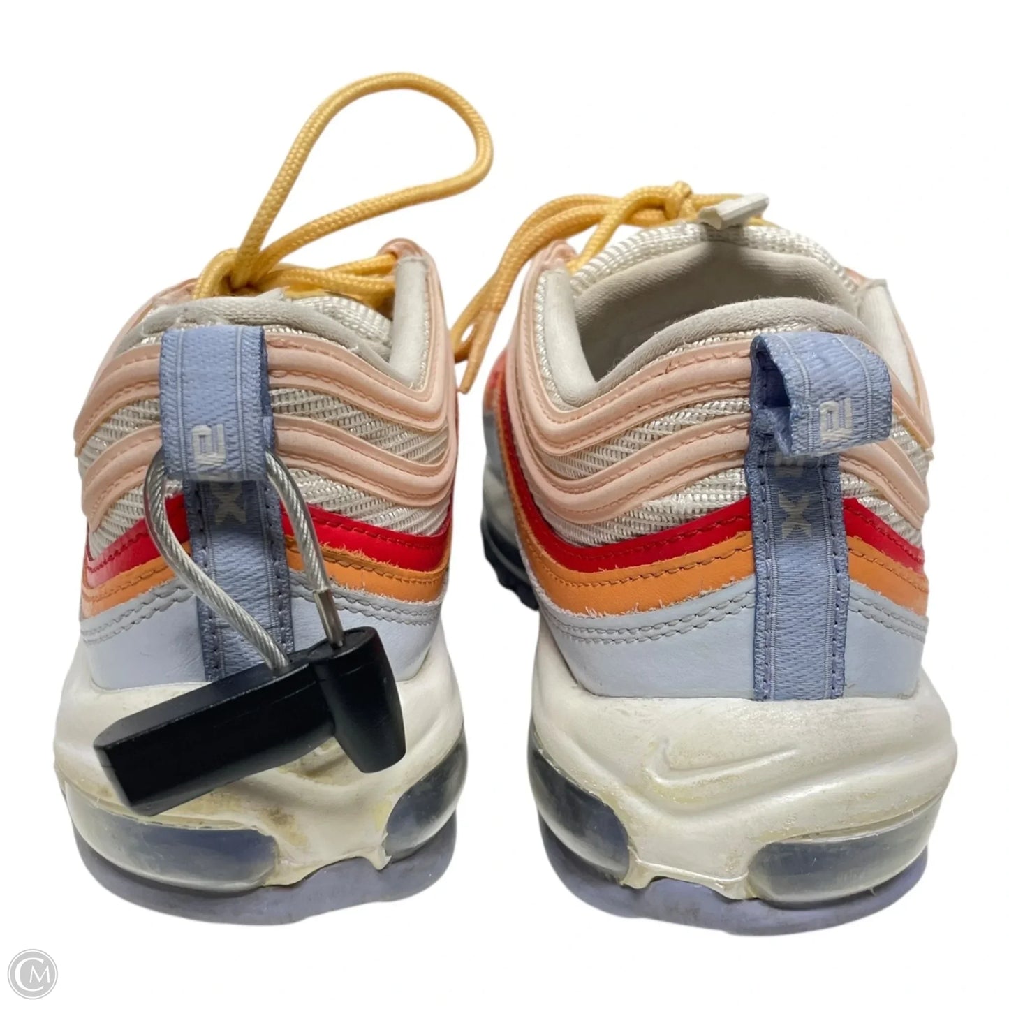 Shoes Athletic By Nike In Orange & Yellow, Size: 8.5