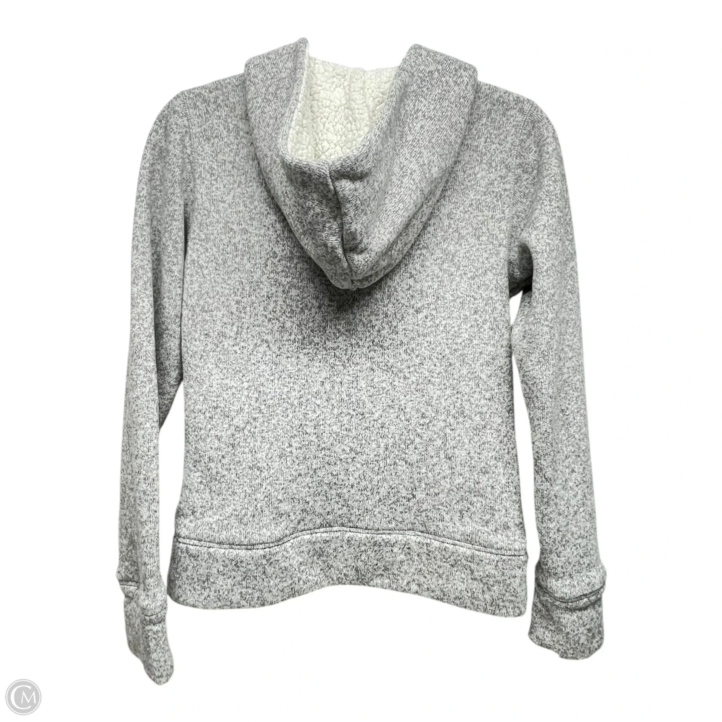 Sweatshirt Hoodie By Nike Apparel In Grey, Size: S