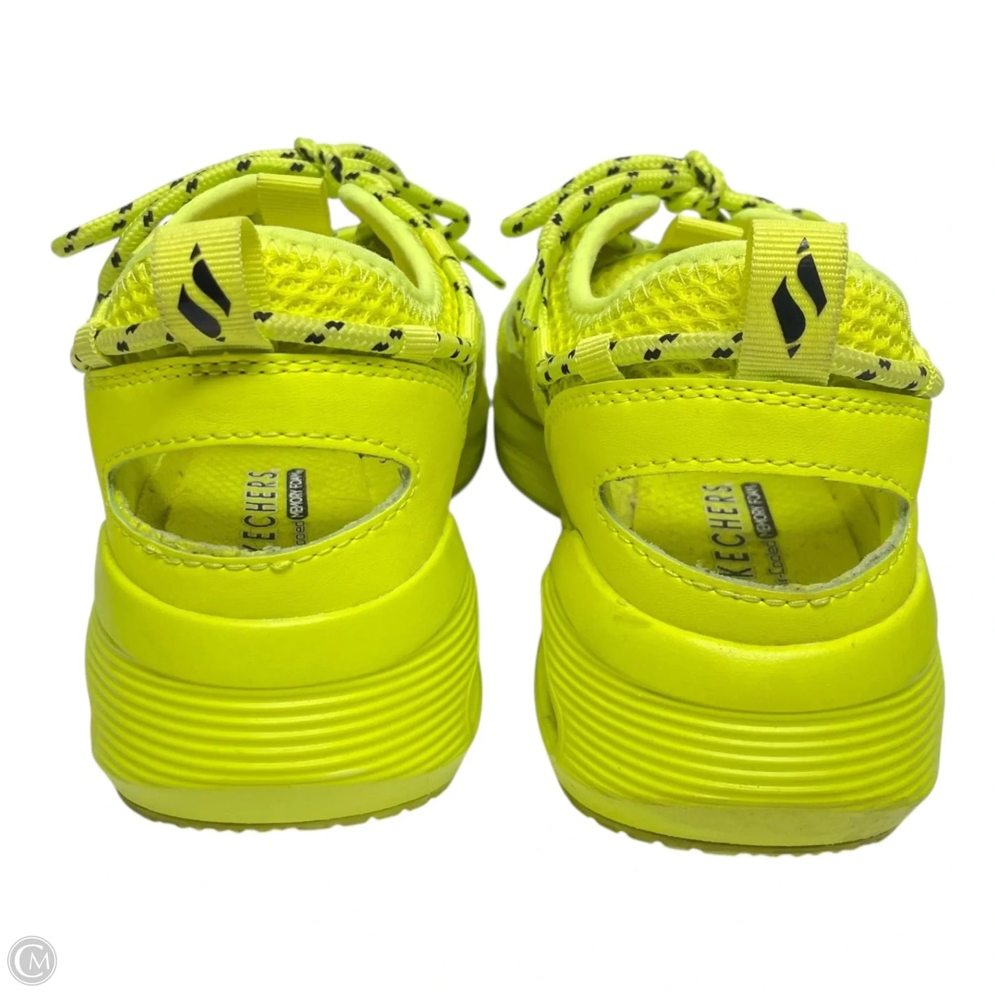Shoes Athletic By Skechers In Yellow, Size: 9.5