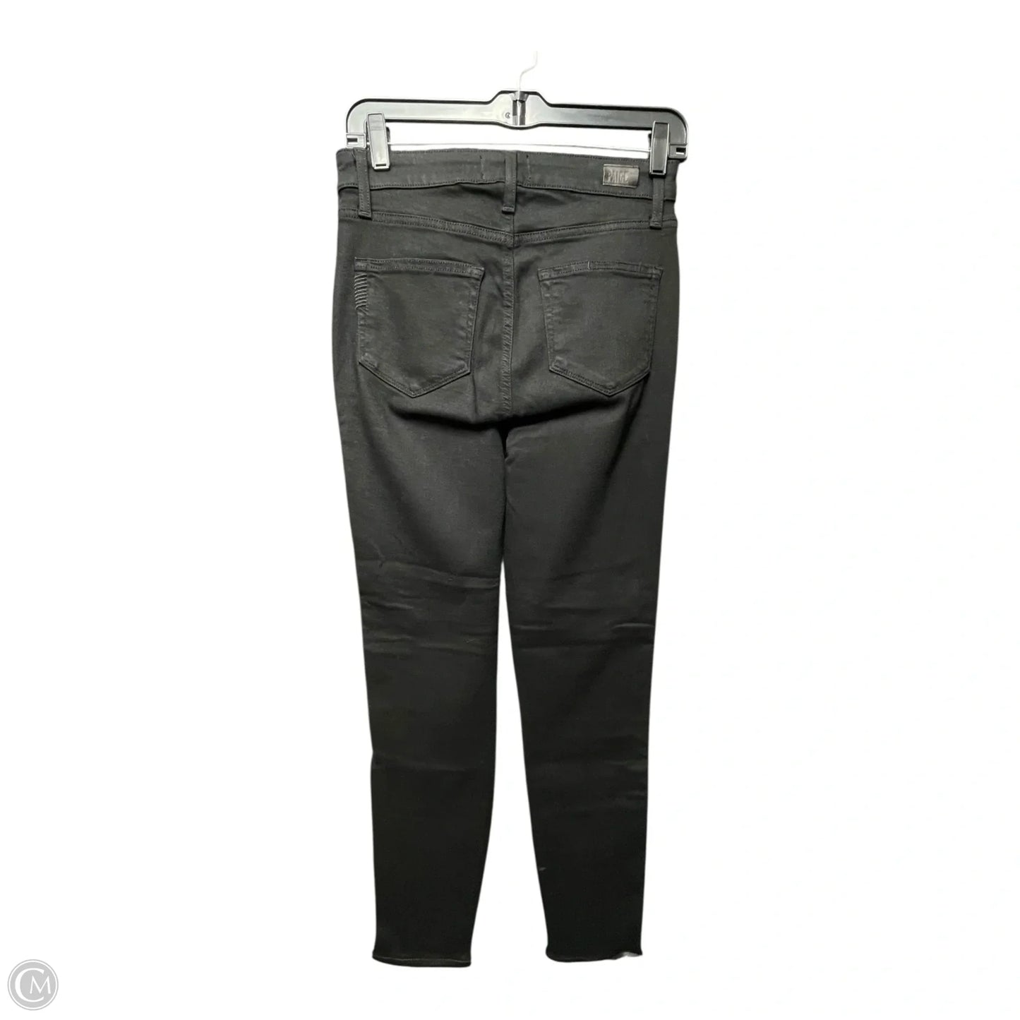Jeans Skinny By Paige In Black Denim, Size: 2