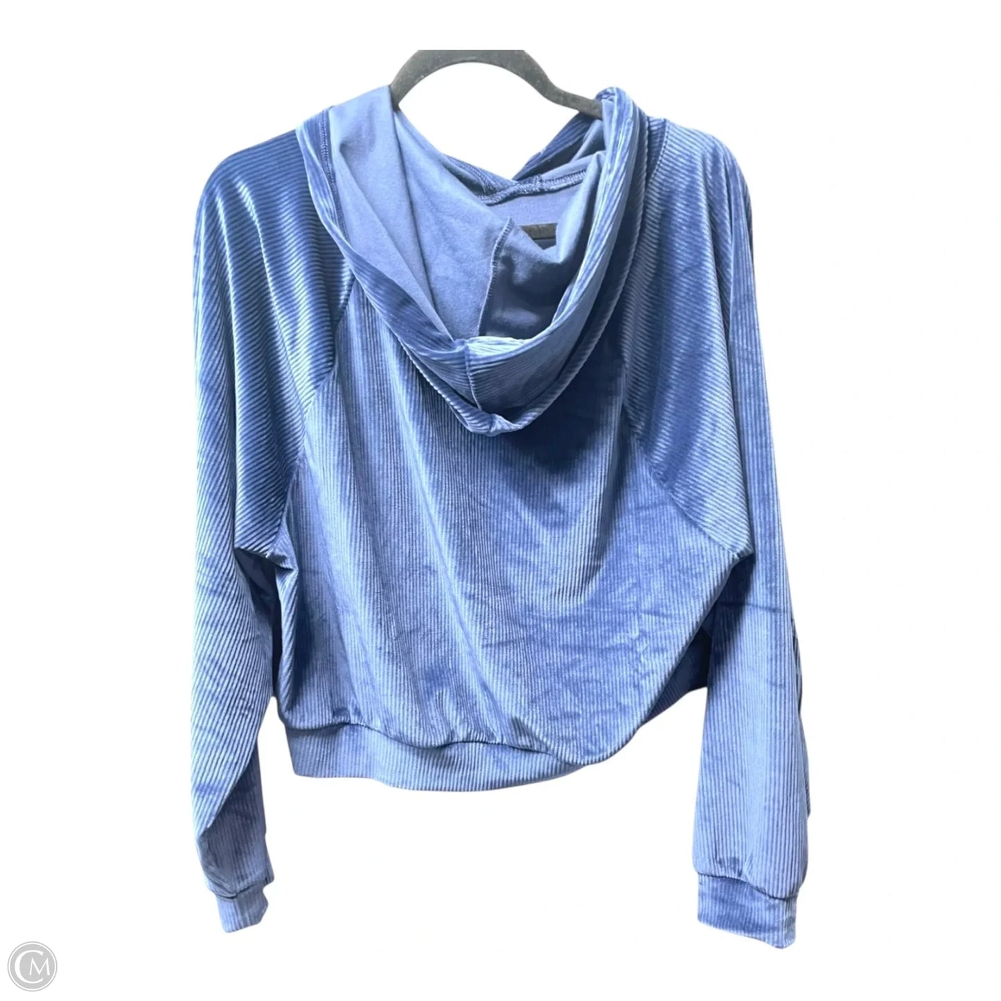 Sweatshirt Hoodie By Victorias Secret In Blue, Size: L
