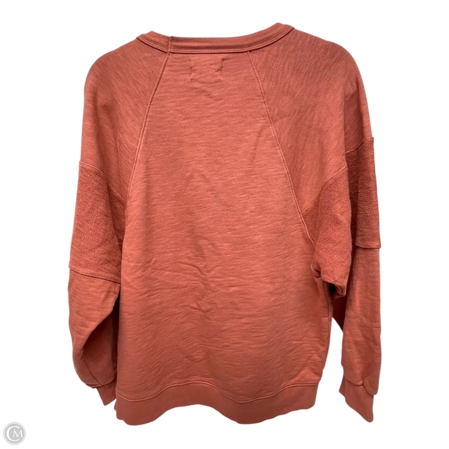 Sweatshirt Crewneck By Madewell In Orange, Size: S
